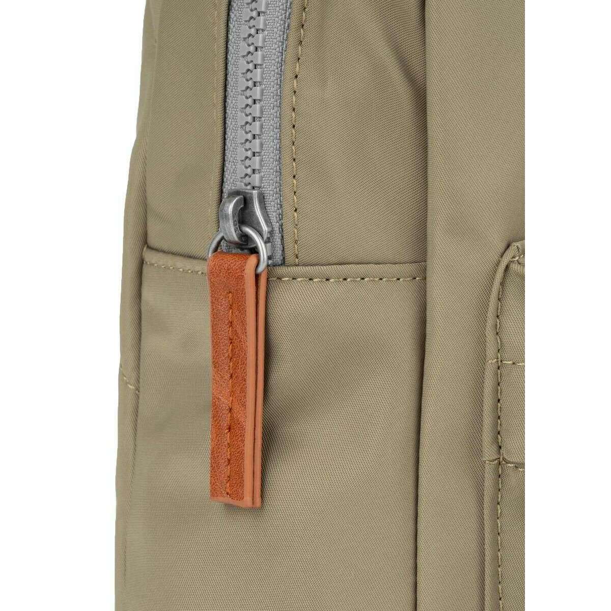 Roka Willesden B Large Recycled Nylon Scooter Bag - Taupe Green - Image 6