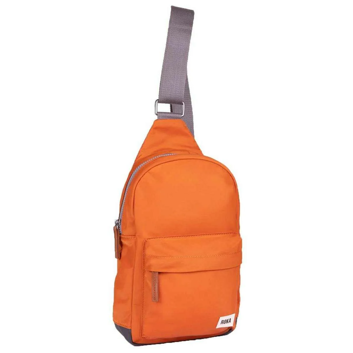 Roka Willesden B Sustainable Nylon Scooter Bag - Burnt Orange - Image 3