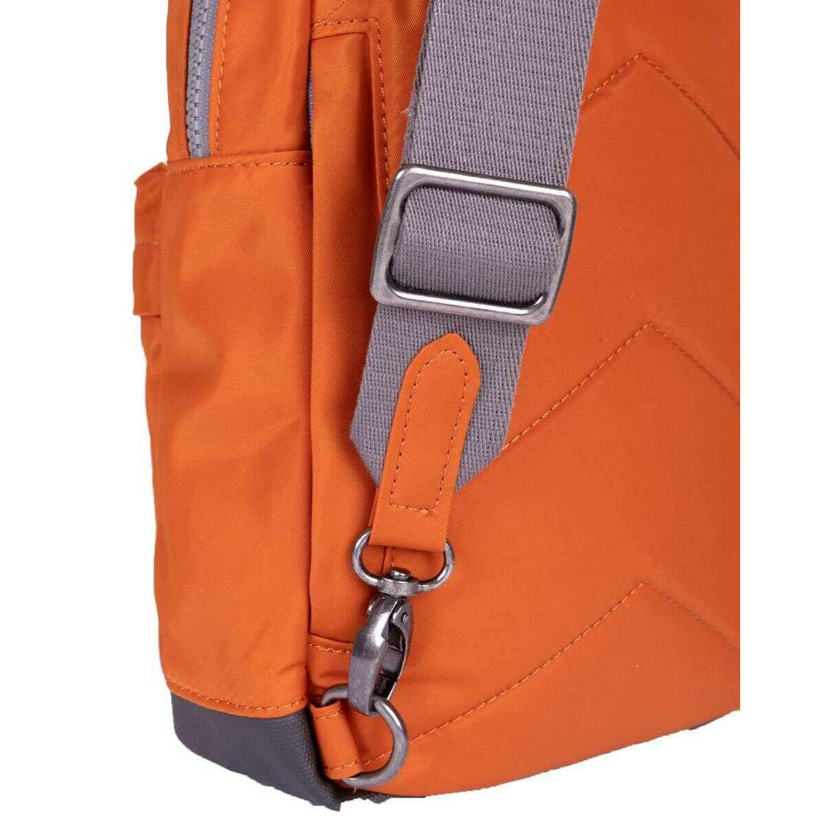 Roka Willesden B Sustainable Nylon Scooter Bag - Burnt Orange - Image 6