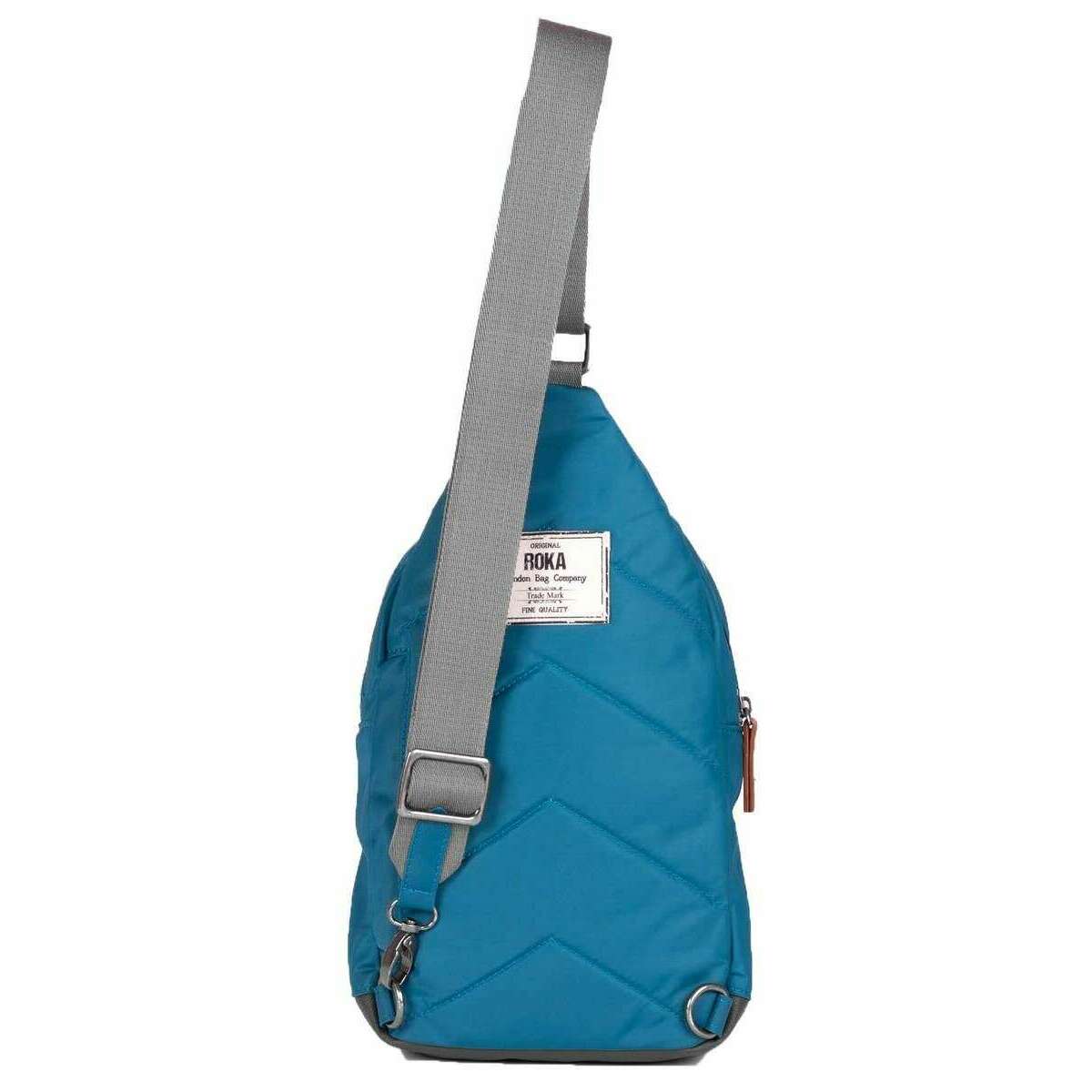 Roka Willesden B Sustainable Nylon Scooter Bag - Marine Blue - Image 2
