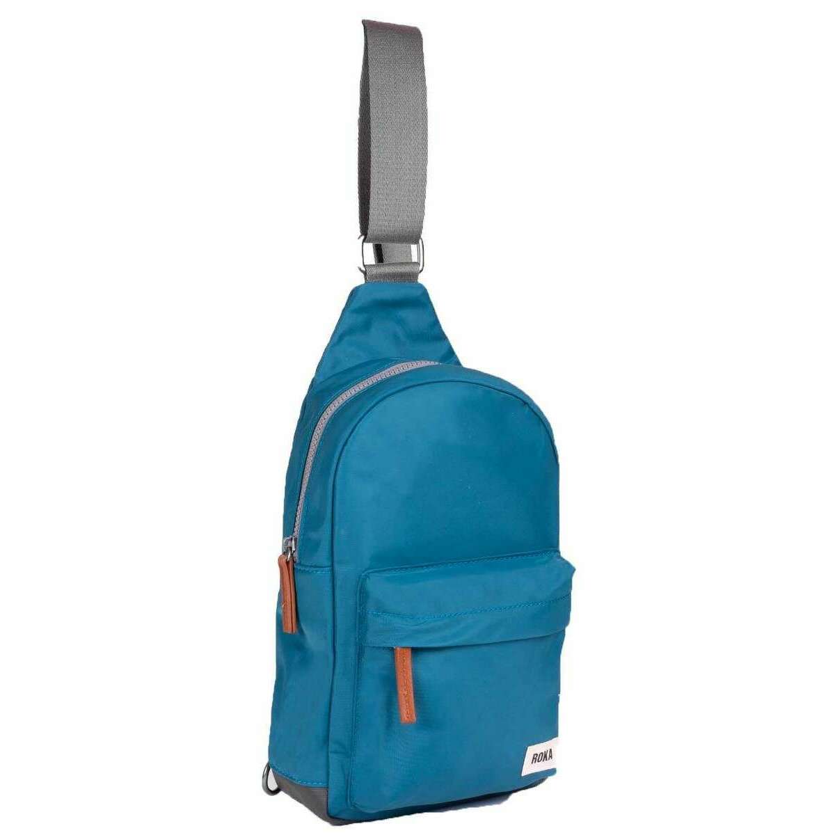 Roka Willesden B Sustainable Nylon Scooter Bag - Marine Blue - Image 3