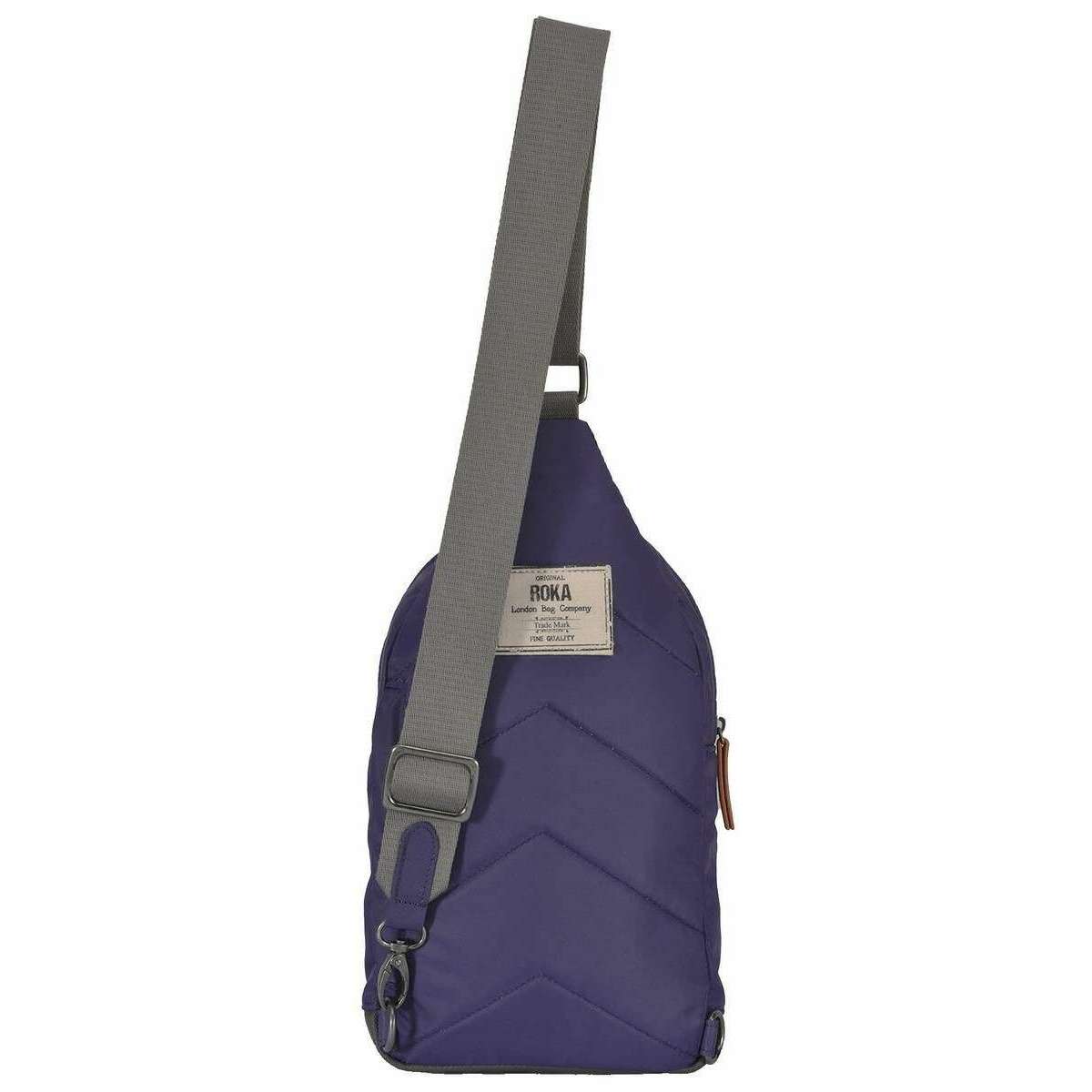 Roka Willesden B Sustainable Nylon Scooter Bag - Mullberry Purple - Image 2