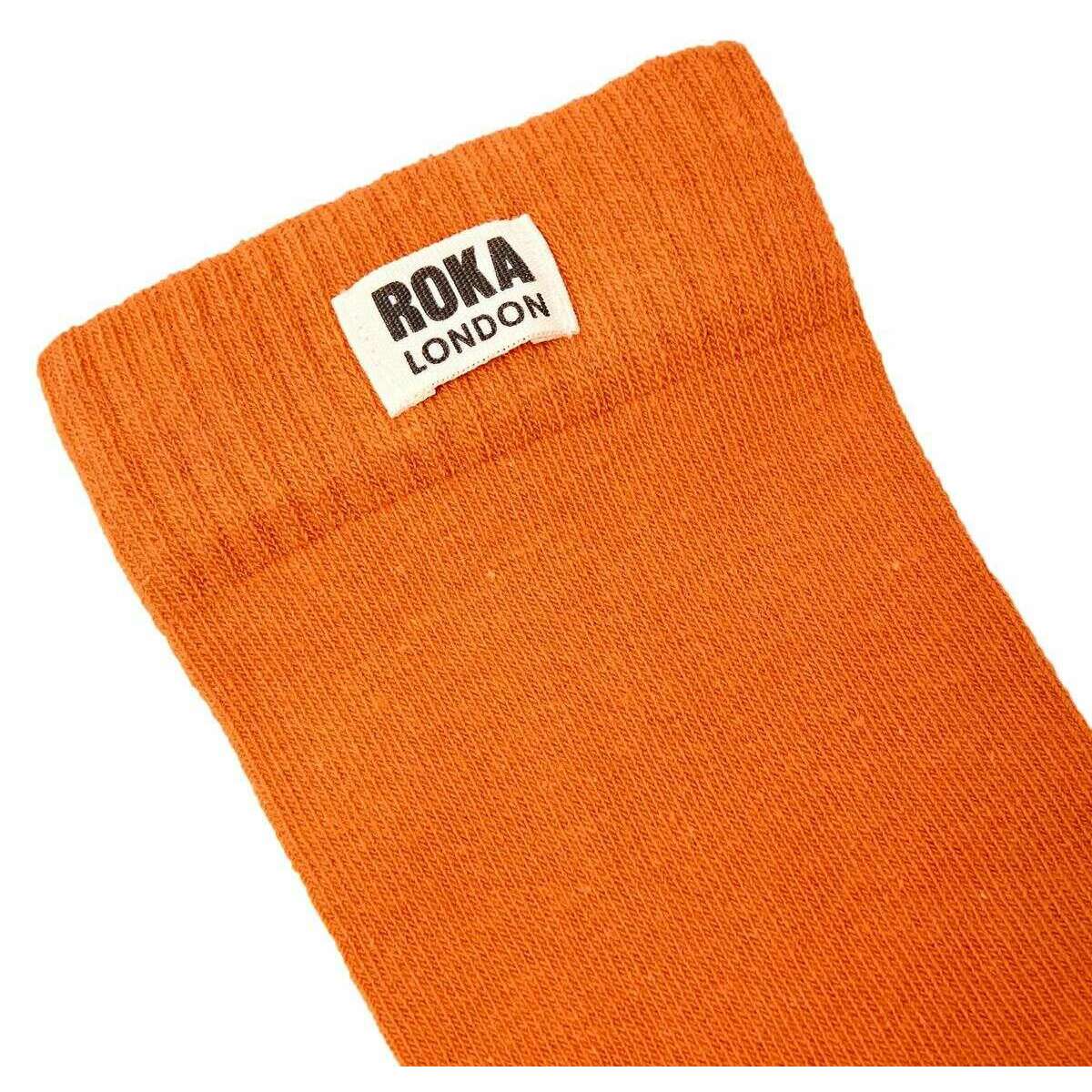Roka Wimbledon socks - Burnt Orange - Image 2