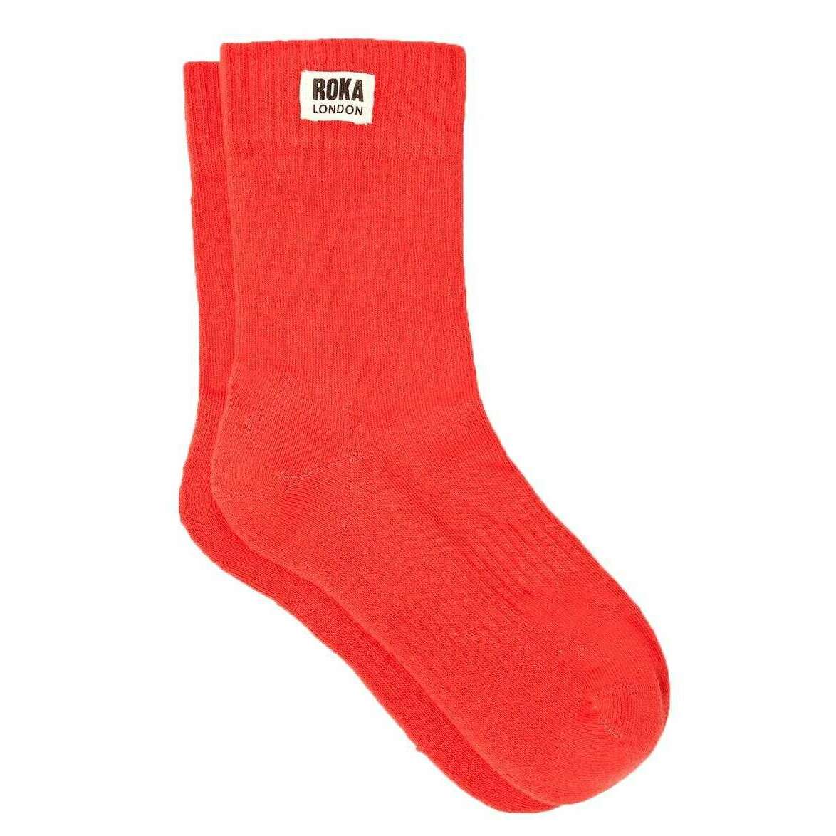 Roka Wimbledon socks - Cranberry Red