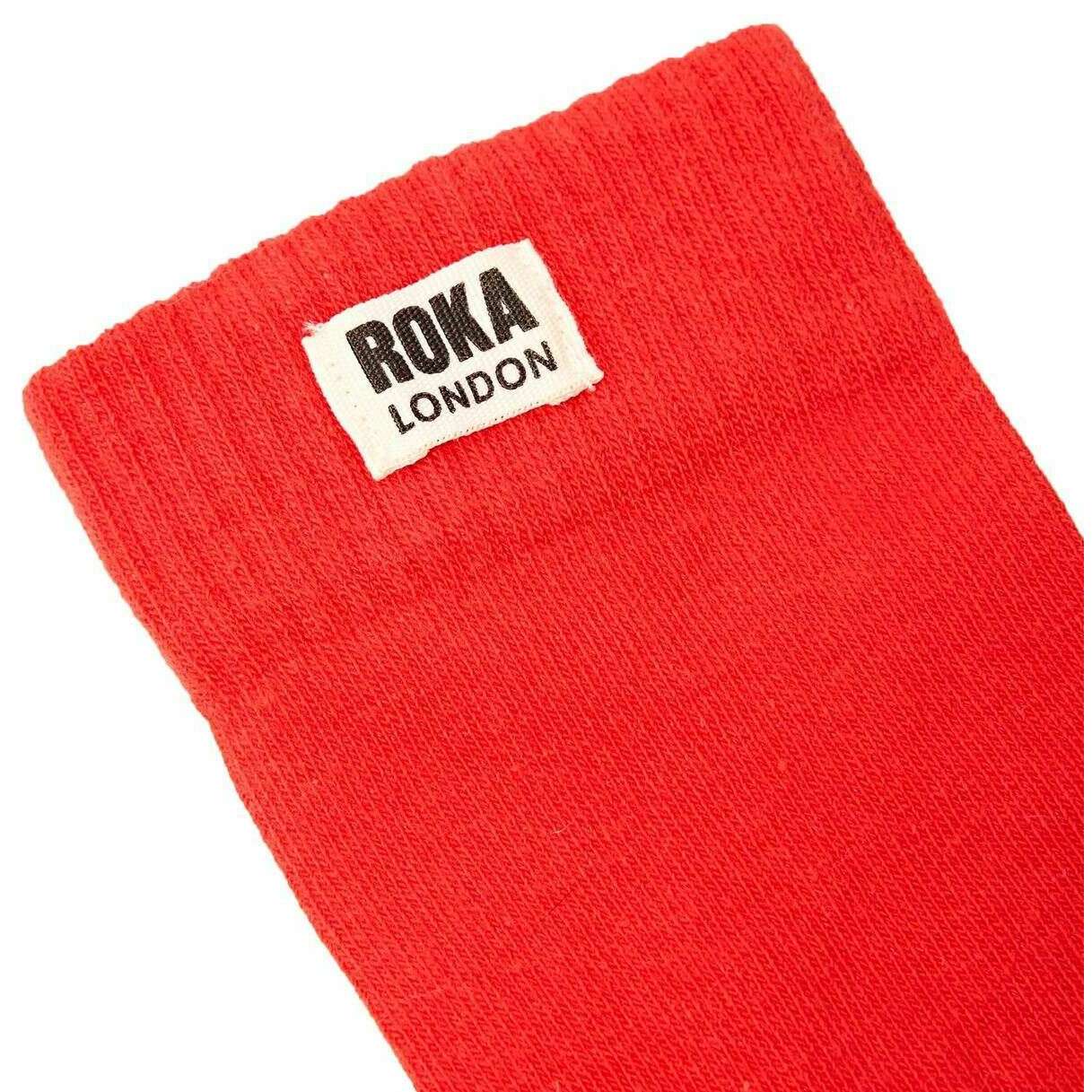 Roka Wimbledon socks - Cranberry Red - Image 2