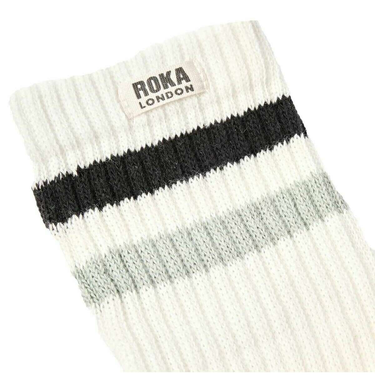 Roka Windsor Socks - Black/Mist Grey/White - Image 2