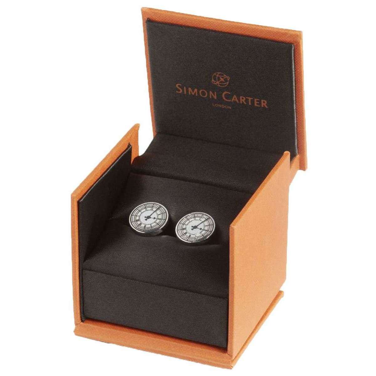 Simon Carter Clock Face Cufflinks - Silver - Image 2