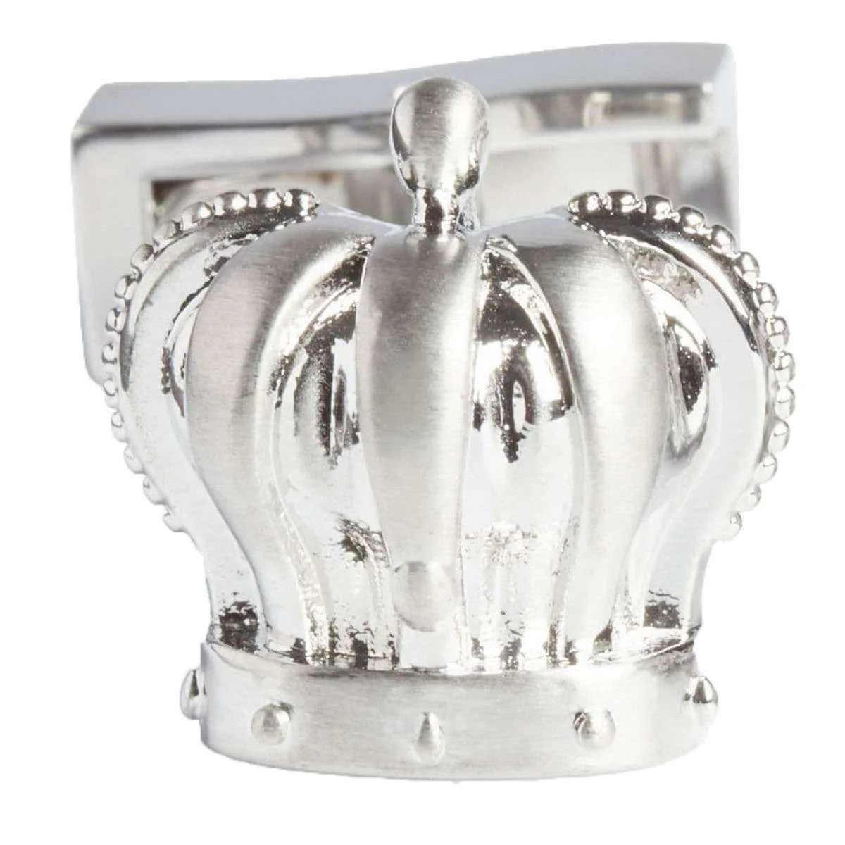Simon Carter Crown Cufflinks - Silver - Image 2