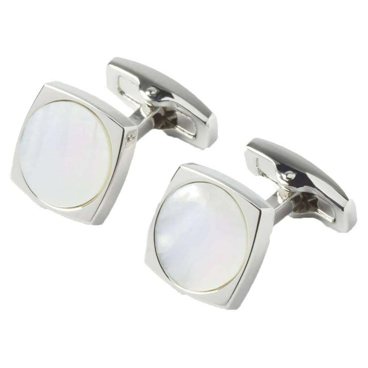 Simon Carter Largo Mother Of Pearl Cufflinks - Pearl - Image 2