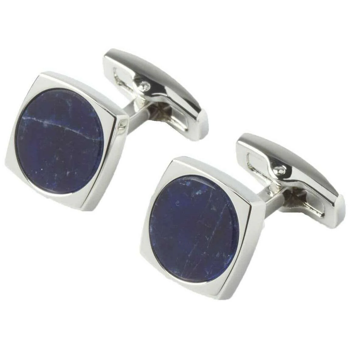 Simon Carter Largo Sodalite Cufflinks - Navy - Image 2