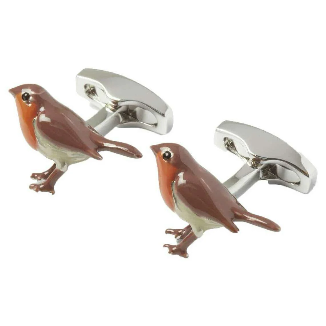 Simon Carter Robin Cufflinks - Brown - Image 2
