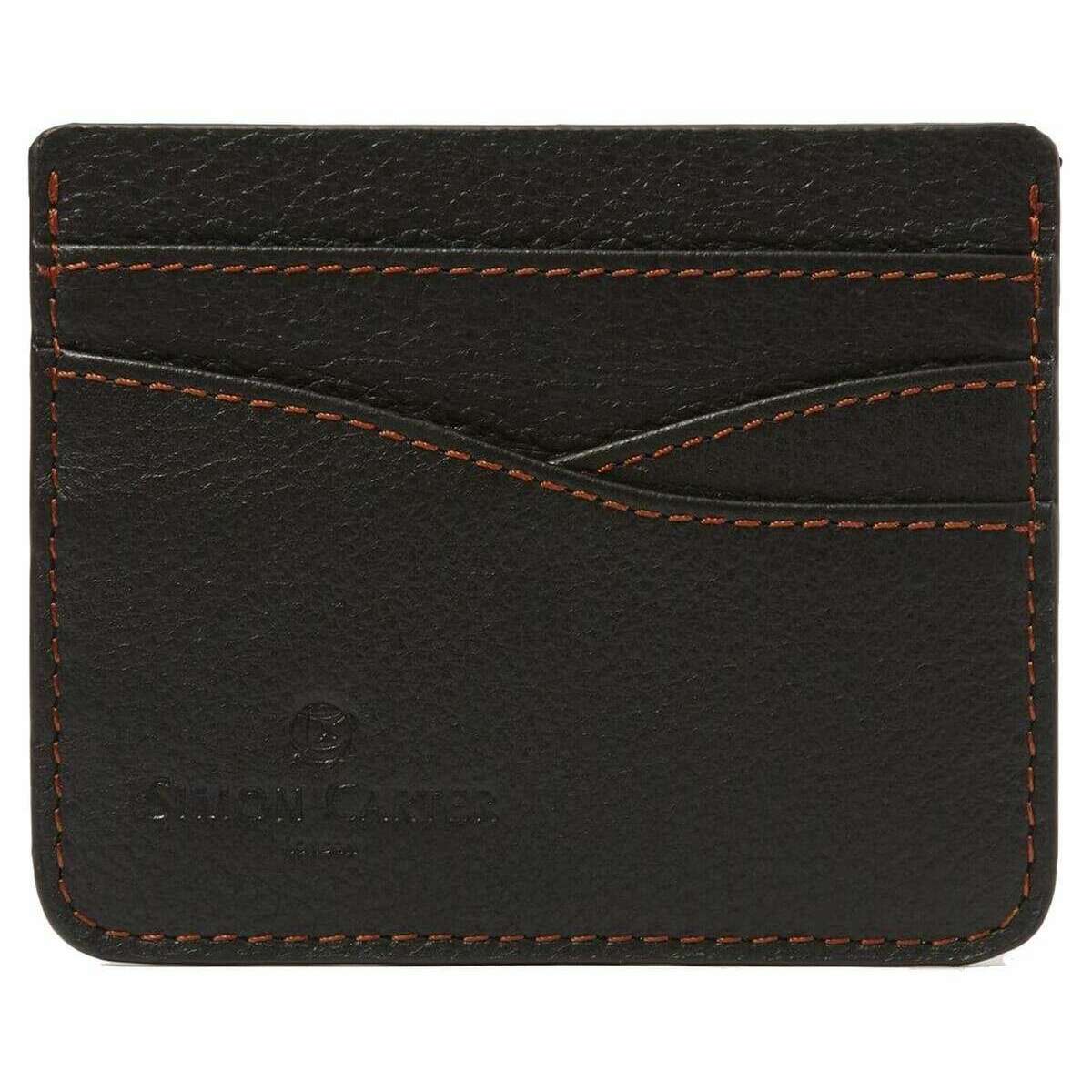 Simon Carter Wave Credit Card Holder - Black