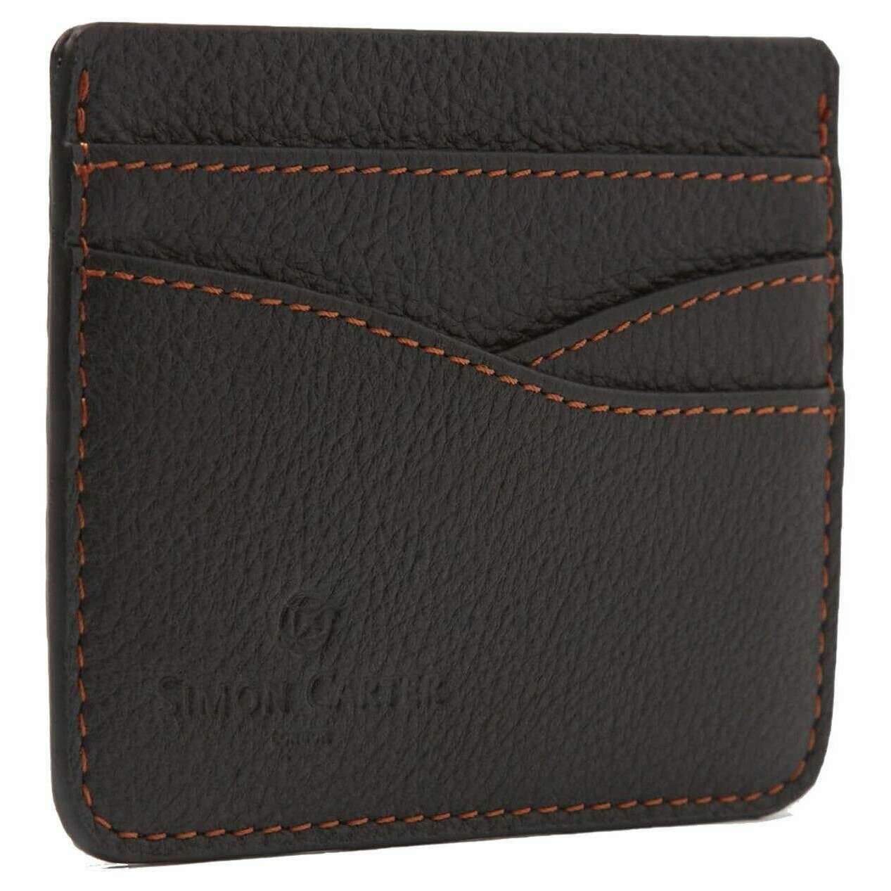 Simon Carter Wave Credit Card Holder - Black - Image 2