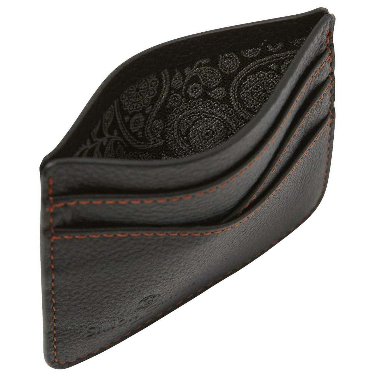 Simon Carter Wave Credit Card Holder - Black - Image 3