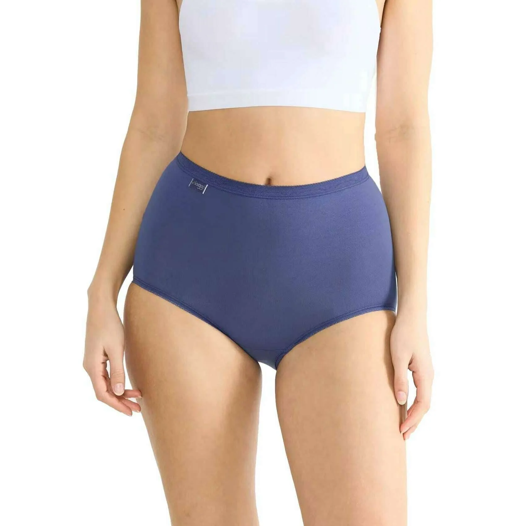 Sloggi 3 Pack Basic+ Maxi Knickers - Blue/Black - Image 6