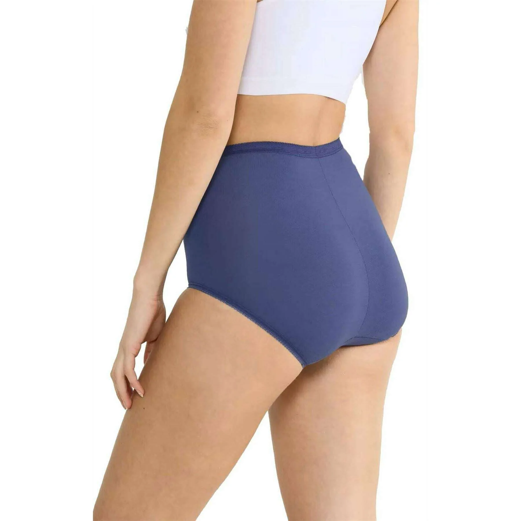 Sloggi 3 Pack Basic+ Maxi Knickers - Blue/Black - Image 7