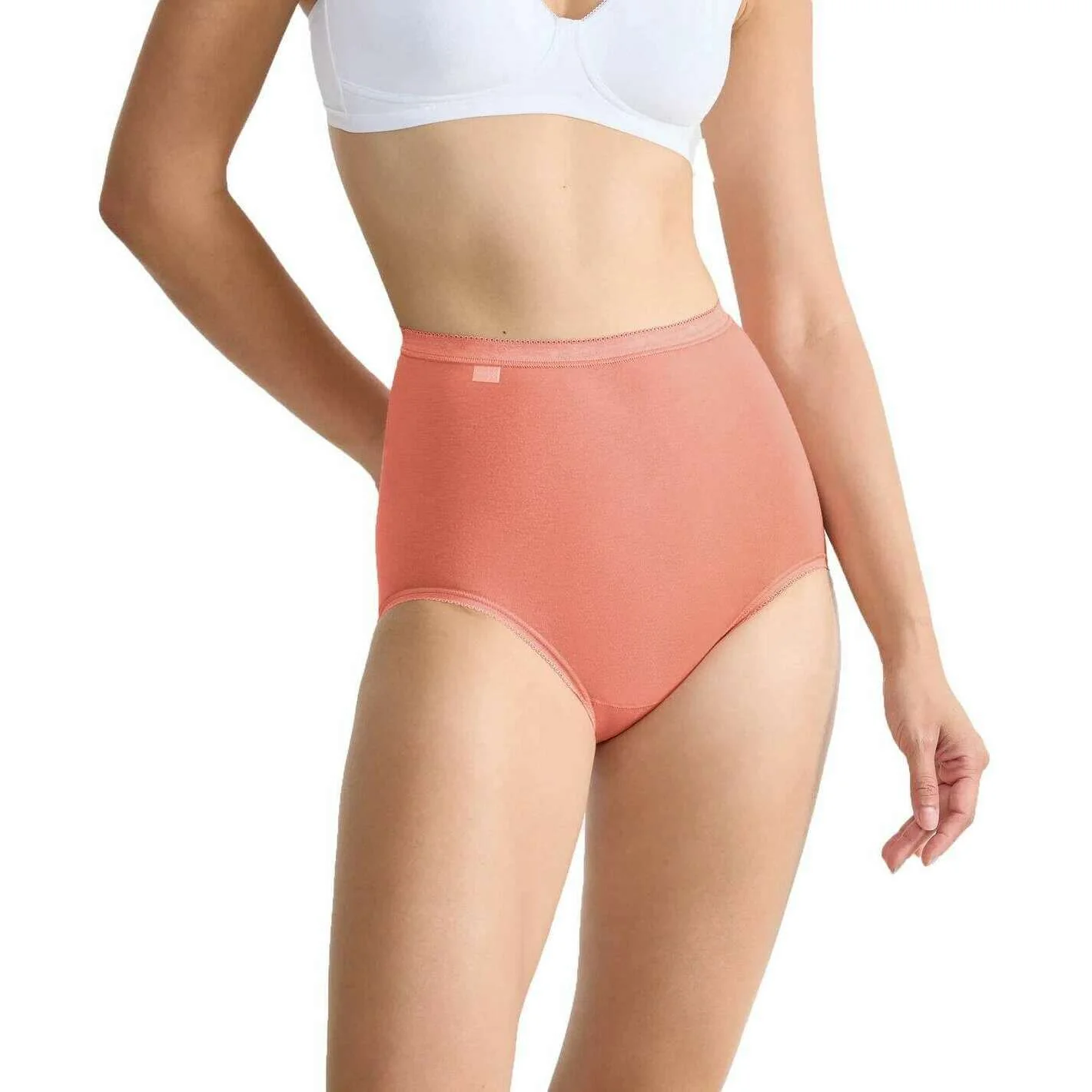 Sloggi 3 Pack Basic+ Maxi Knickers - Orange - Image 6
