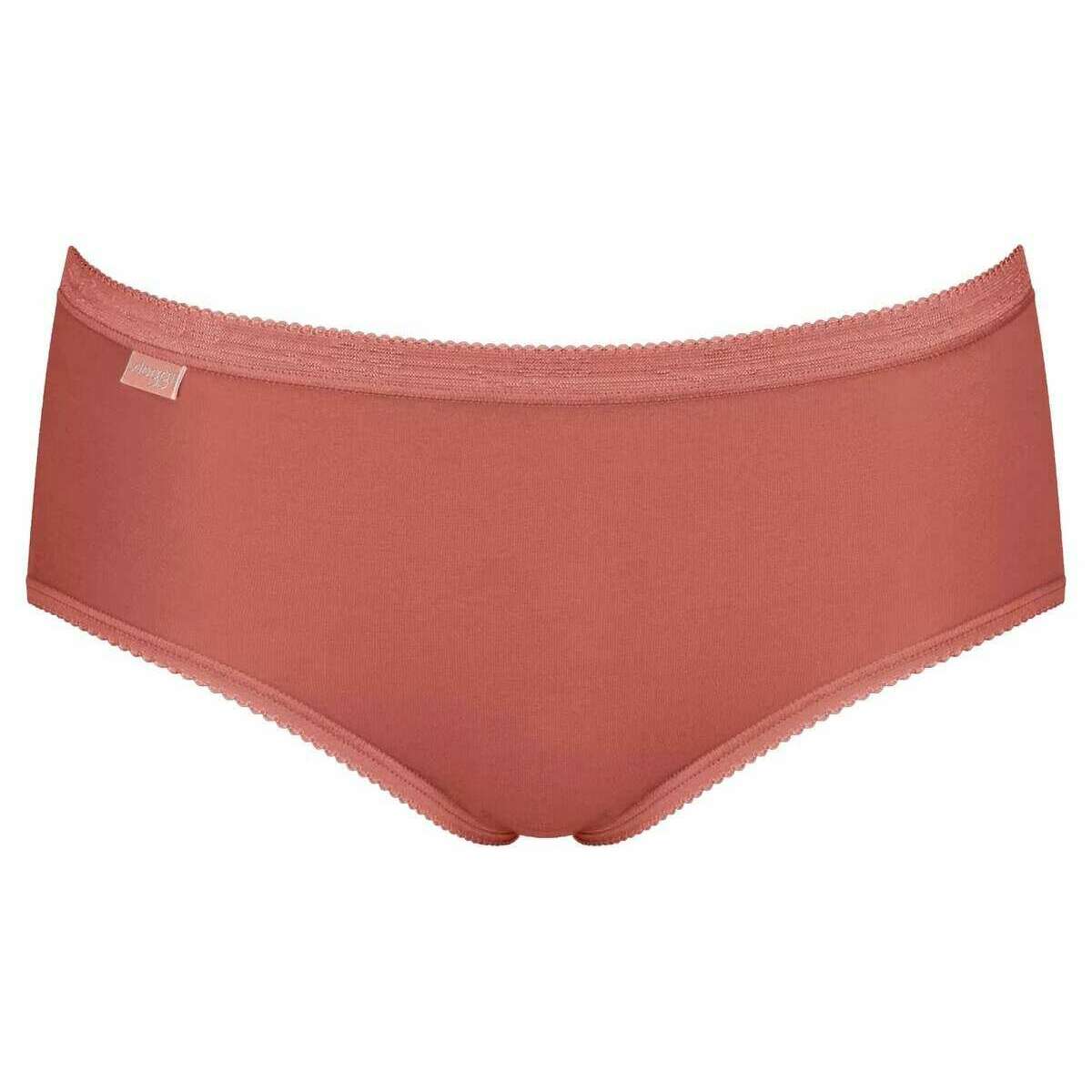 Sloggi 3 Pack Basic+ Midi Knickers - Orange - Image 2