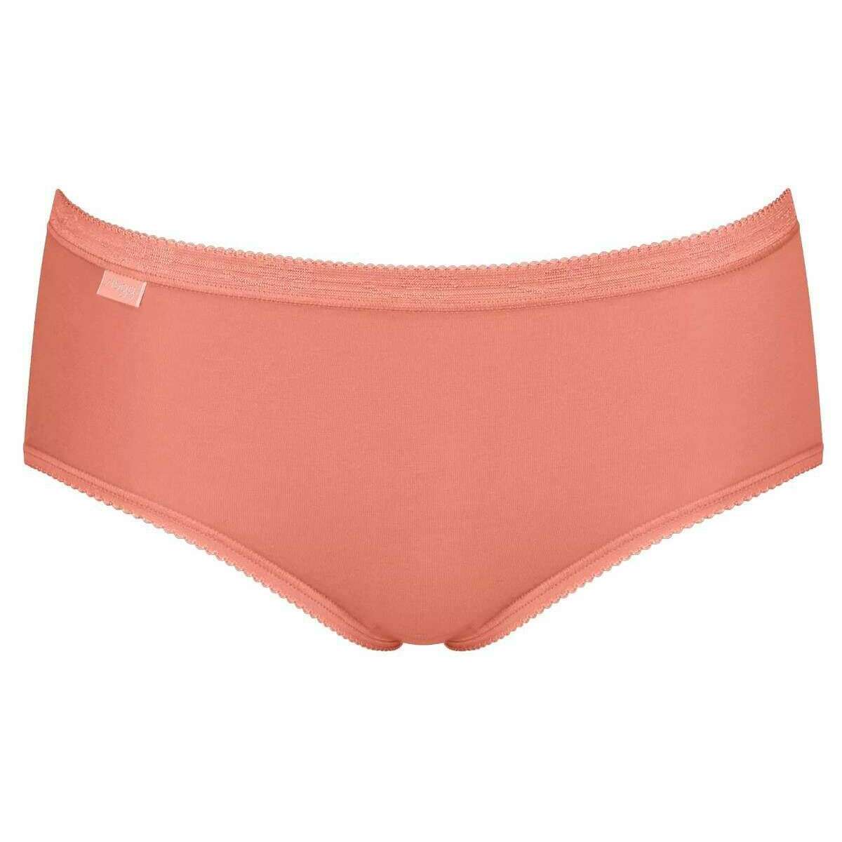 Sloggi 3 Pack Basic+ Midi Knickers - Orange - Image 4