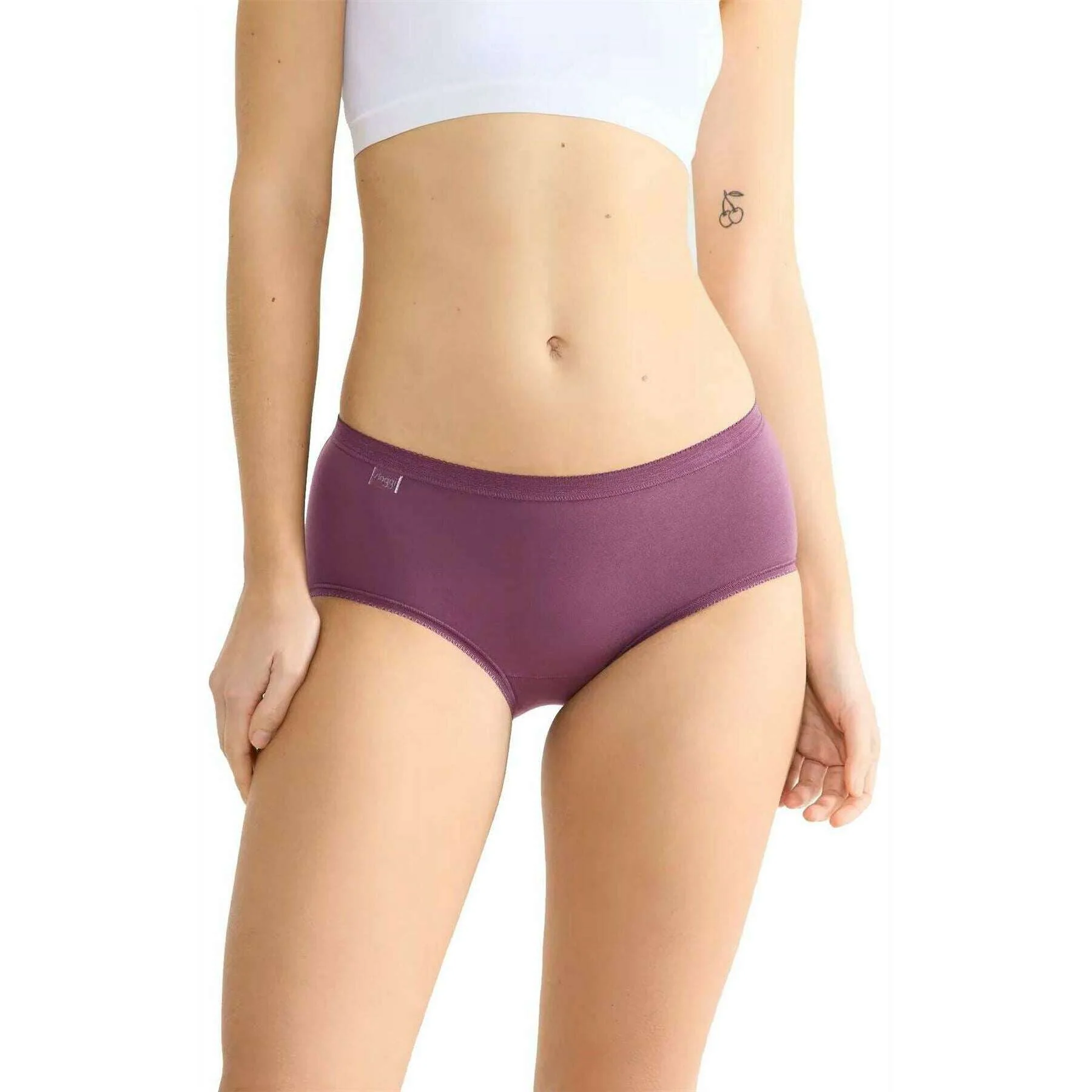 Sloggi 3 Pack Basic+ Midi Knickers - Purple - Image 6