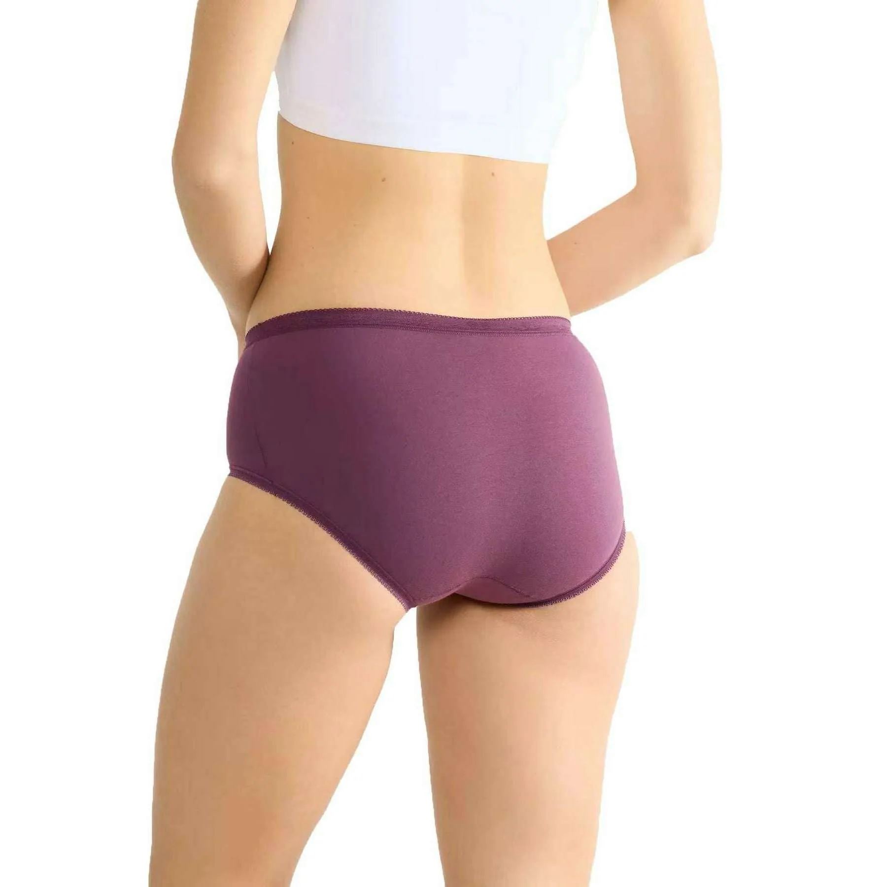Sloggi 3 Pack Basic+ Midi Knickers - Purple - Image 7