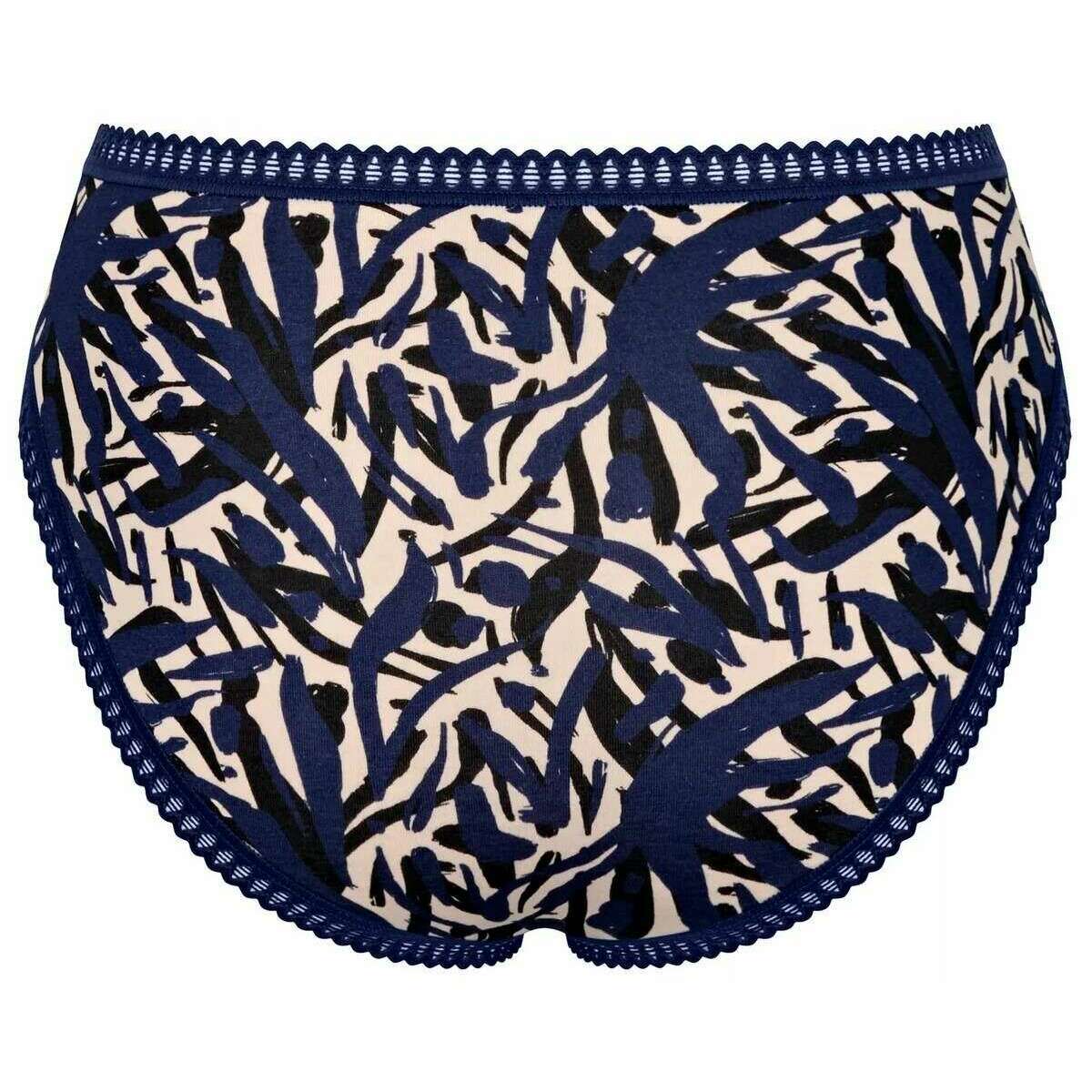 Sloggi 3 Pack GO Crush High Leg Briefs - Dark Blue Combination - Image 5