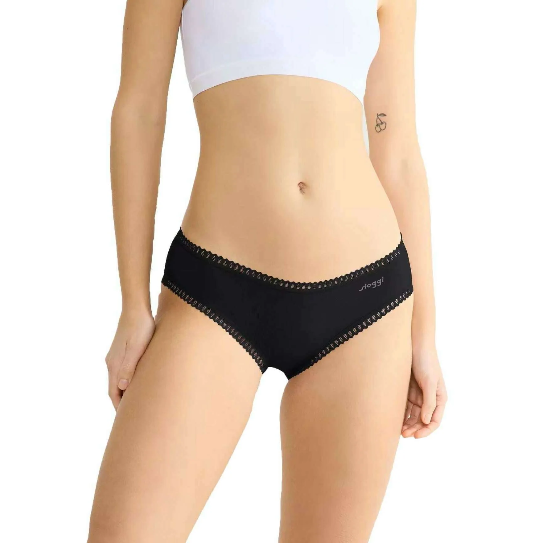 Sloggi 3 Pack GO Crush Hipster Briefs - Black - Image 4
