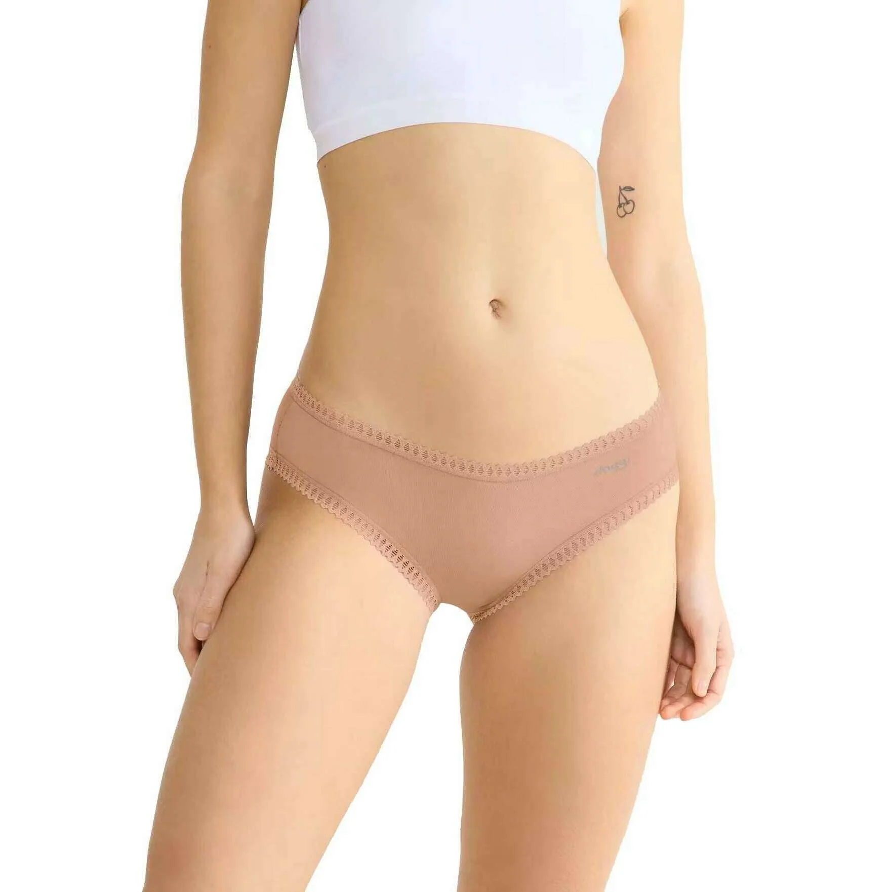 Sloggi 3 Pack GO Crush Hipster Briefs - Cameo Brown - Image 4