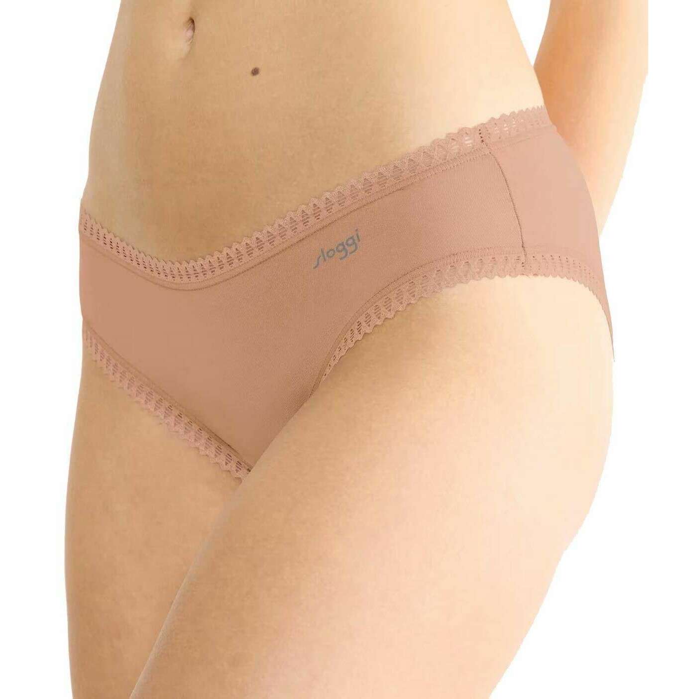 Sloggi 3 Pack GO Crush Hipster Briefs - Cameo Brown - Image 6