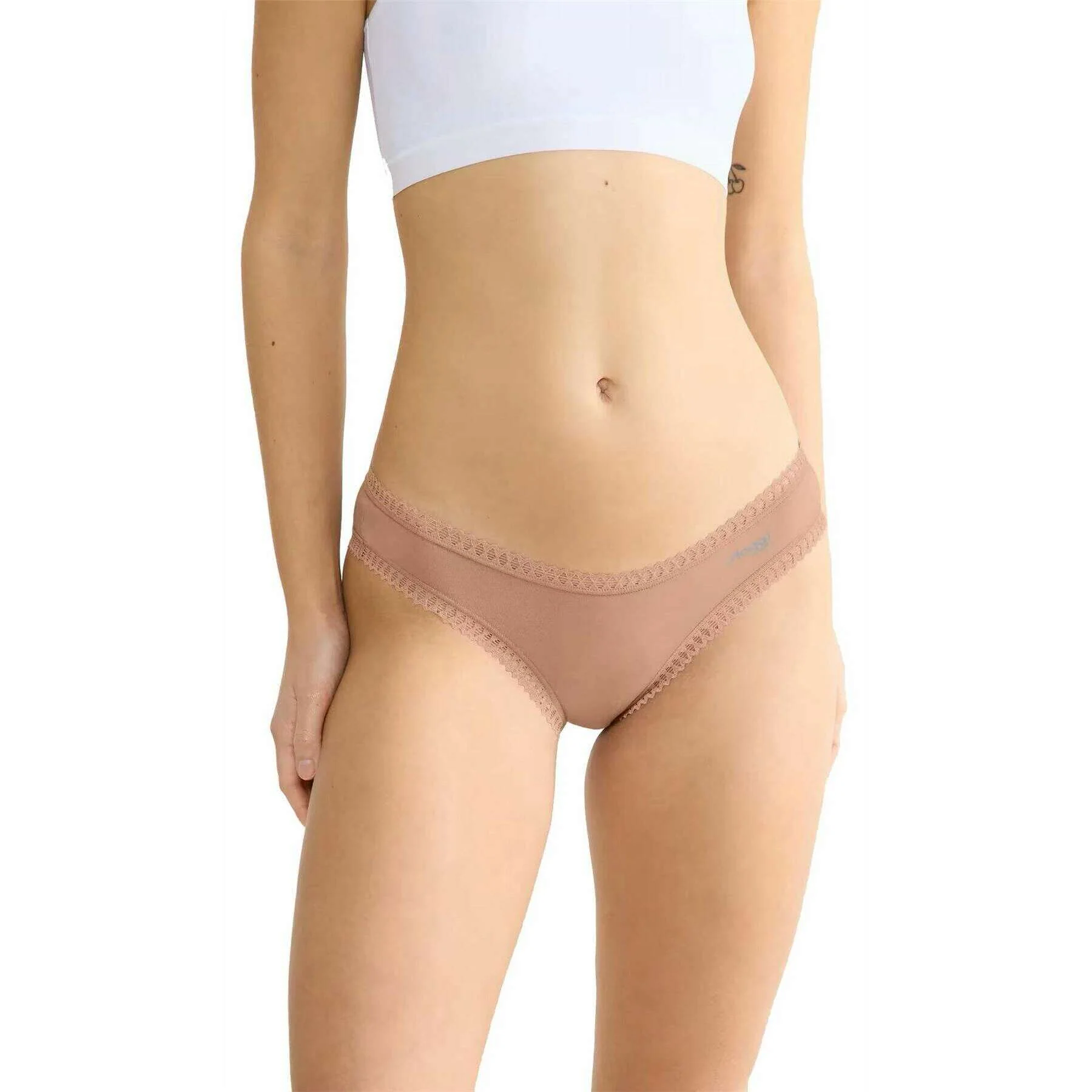Sloggi 3 Pack GO Crush Mini Briefs - Cameo Brown - Image 4