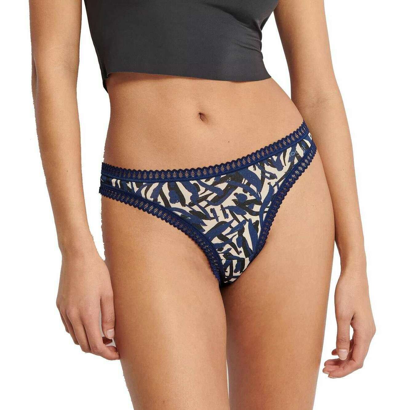 Sloggi 3 Pack GO Crush String Knickers - Dark Blue Combination - Image 6
