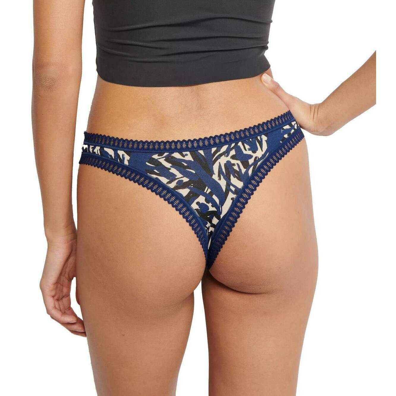 Sloggi 3 Pack GO Crush String Knickers - Dark Blue Combination - Image 7