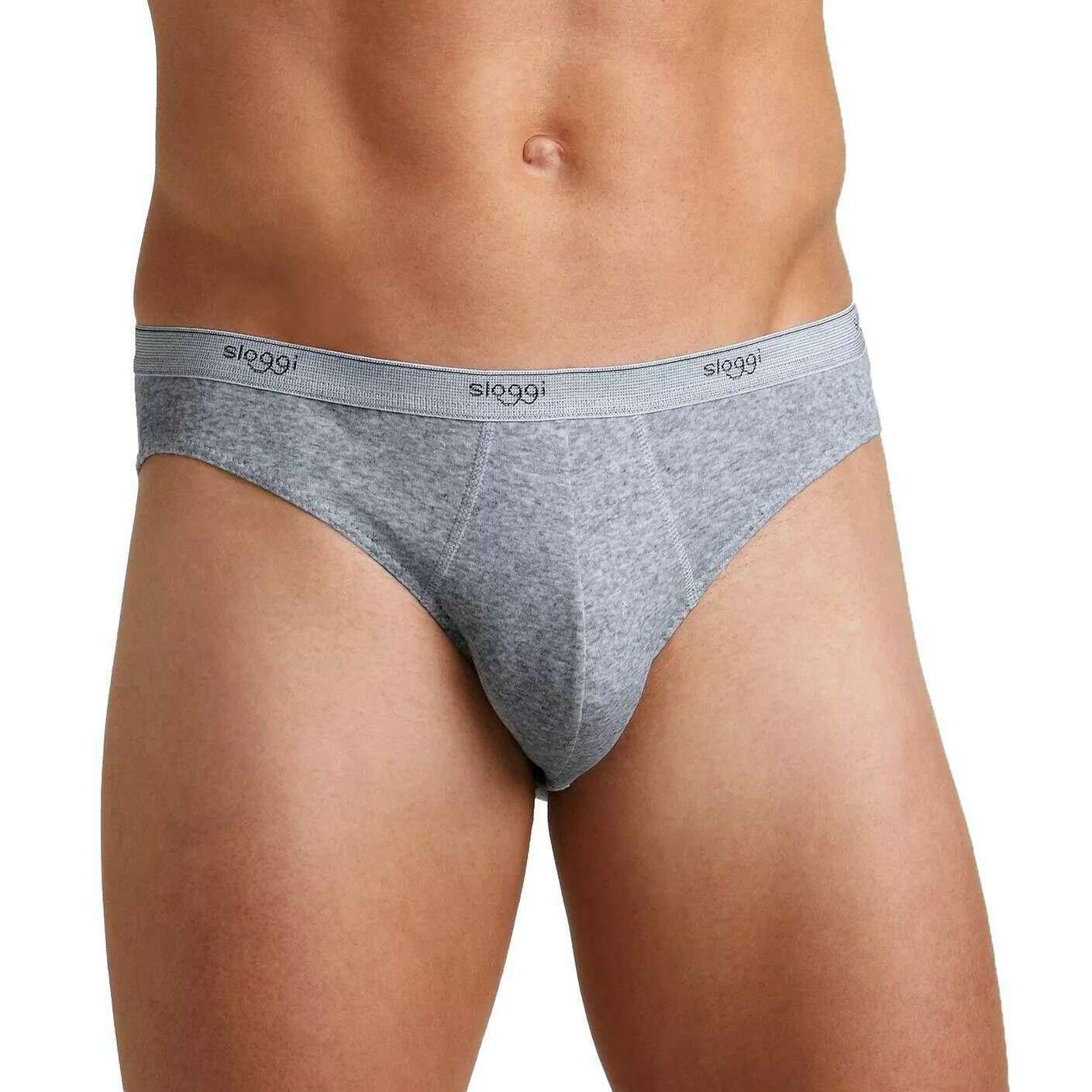 Sloggi Basic 2 Pack Mini Brief - Black Combination Grey - Image 3