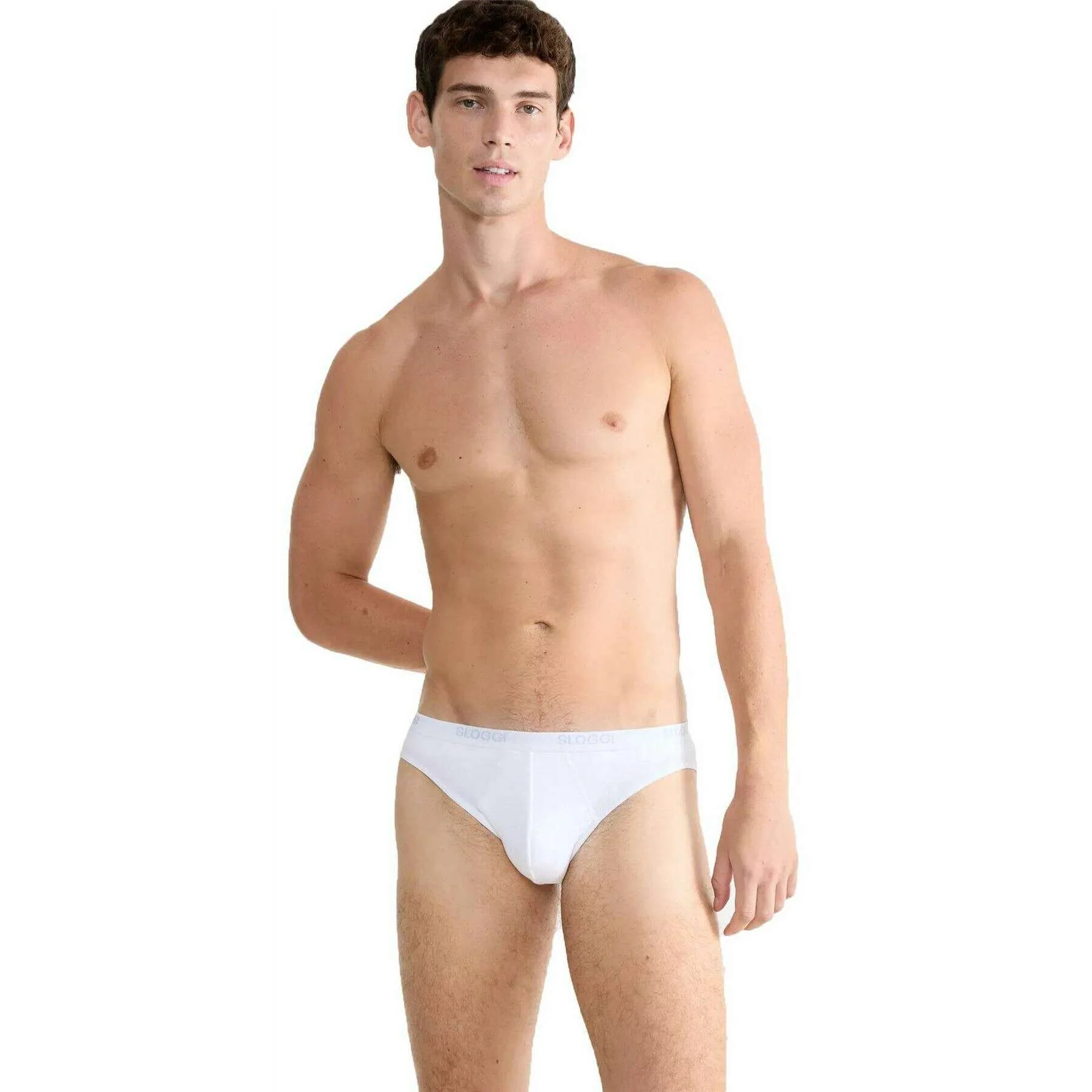 Sloggi Basic 2 Pack Mini Brief - White - Image 3