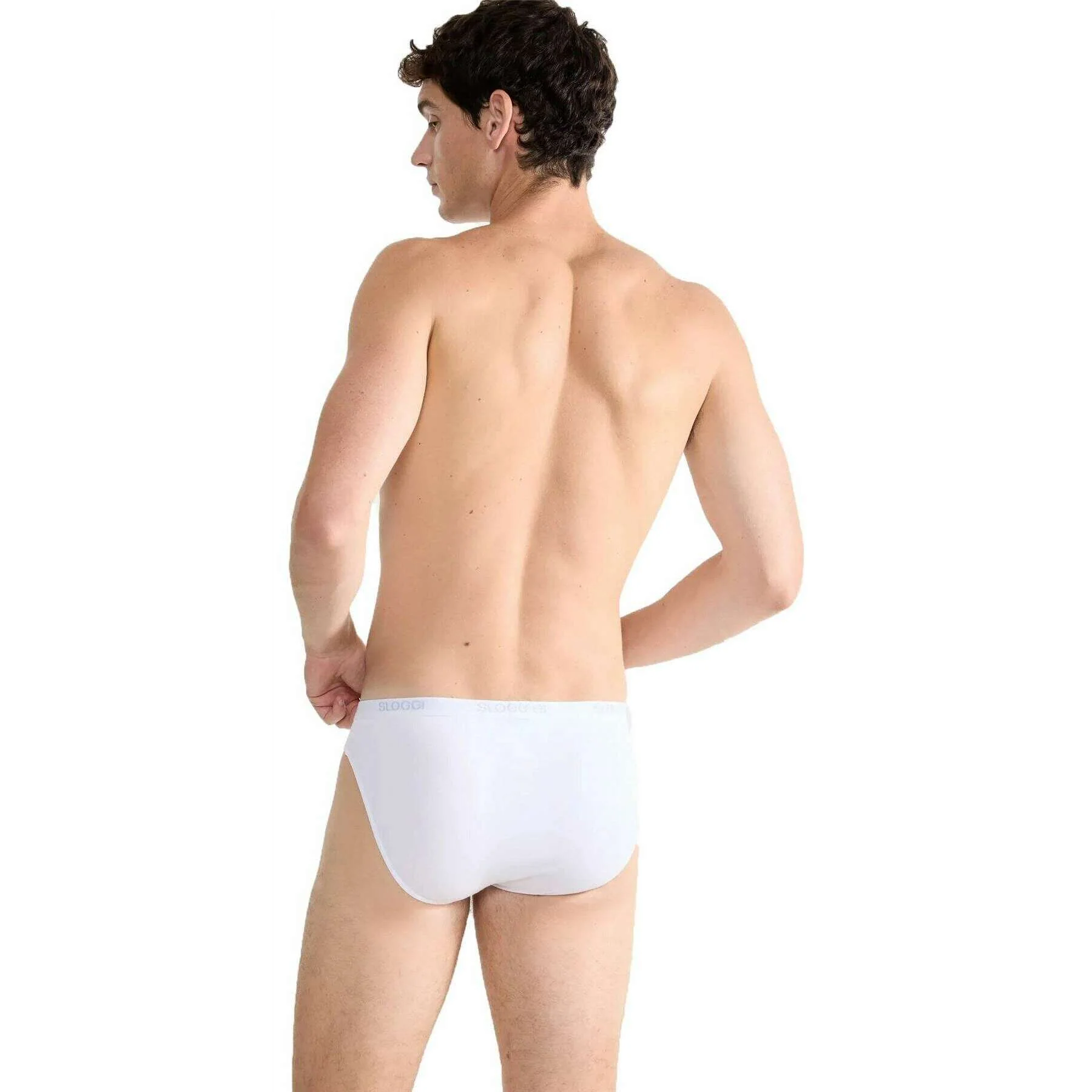 Sloggi Basic 2 Pack Mini Brief - White - Image 4