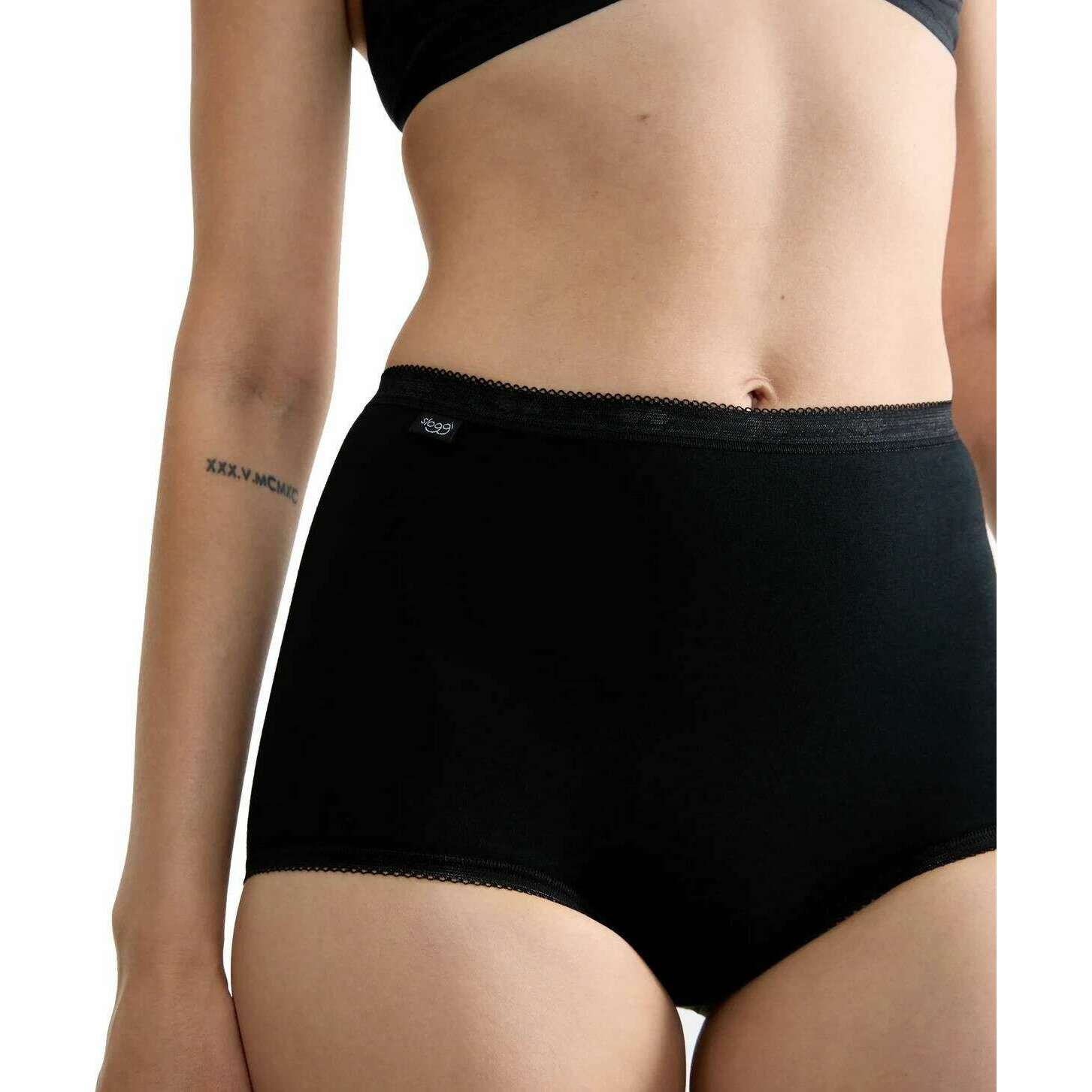 Sloggi Basic+ Maxi Knickers - Black - Image 5