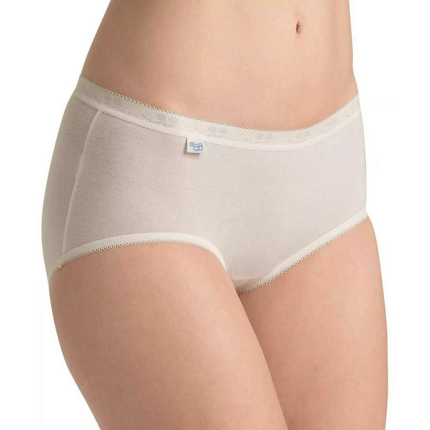 Sloggi Basic+ Midi Knickers - Chrysanthemum Cream