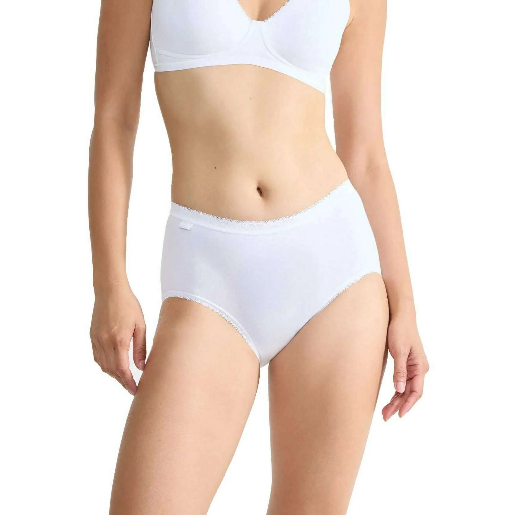Sloggi Basic+ Midi Knickers - White - Image 3