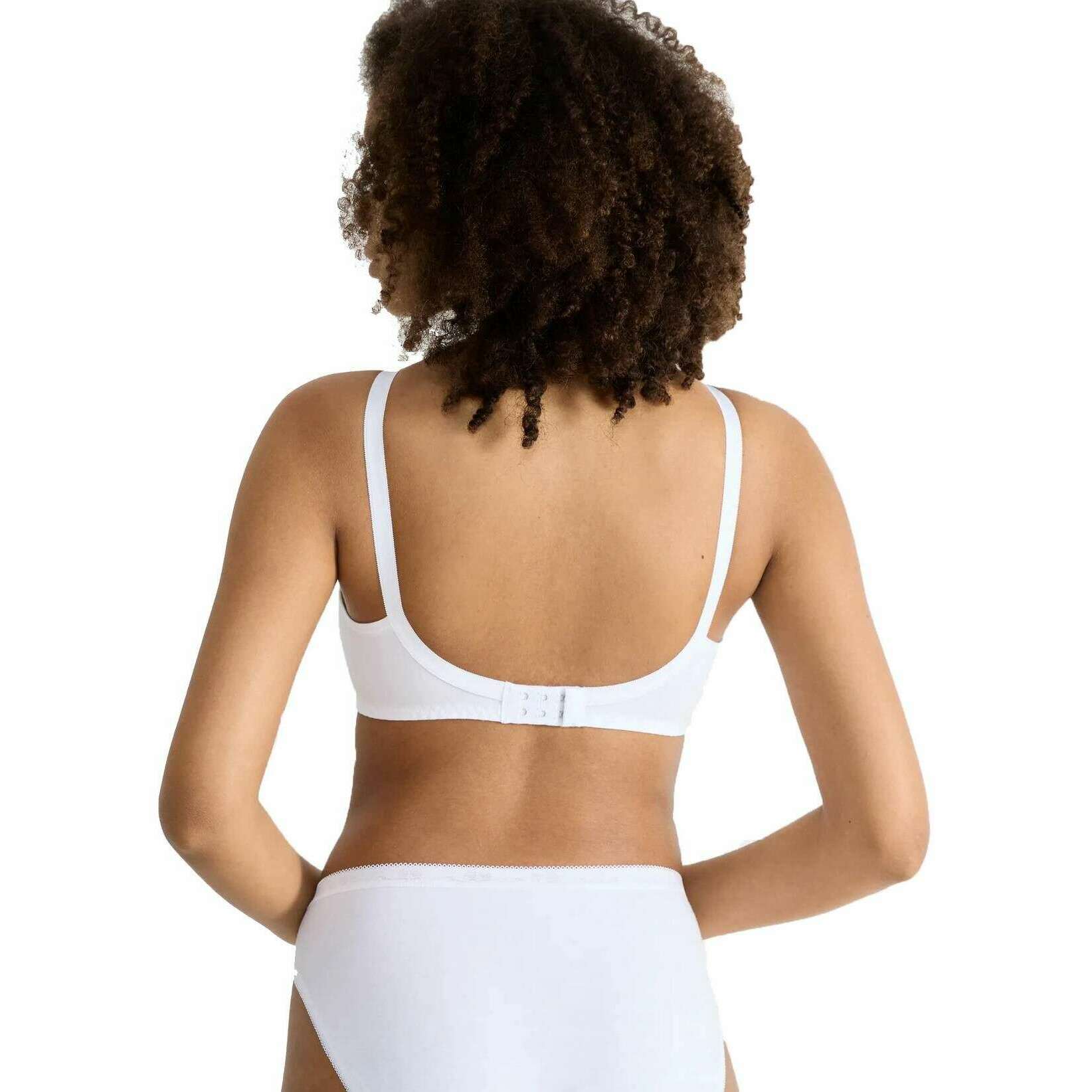 Sloggi Basic+ Non-Wired Bra - White - Image 3