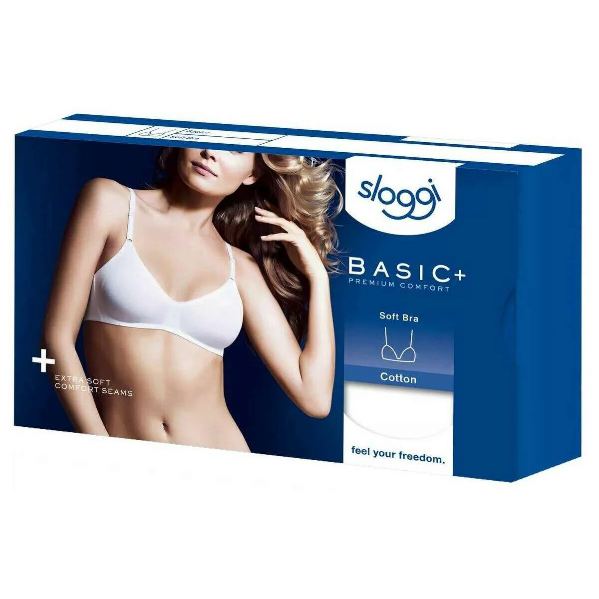 Sloggi Basic+ Non-Wired Bra - White - Image 5