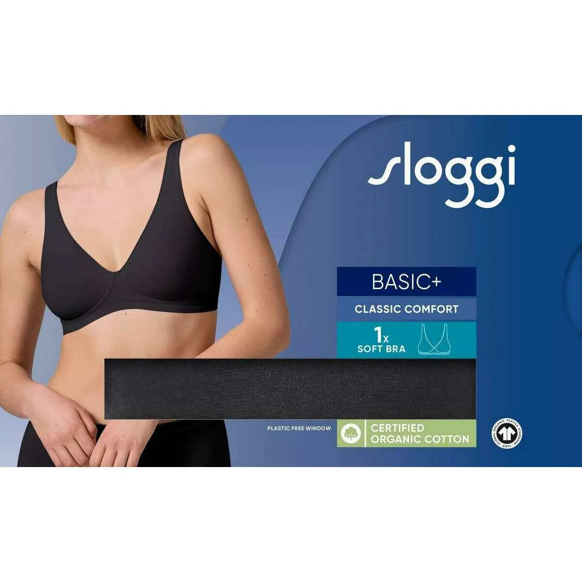 Sloggi Basic+ Soft Bra - Black - Image 5