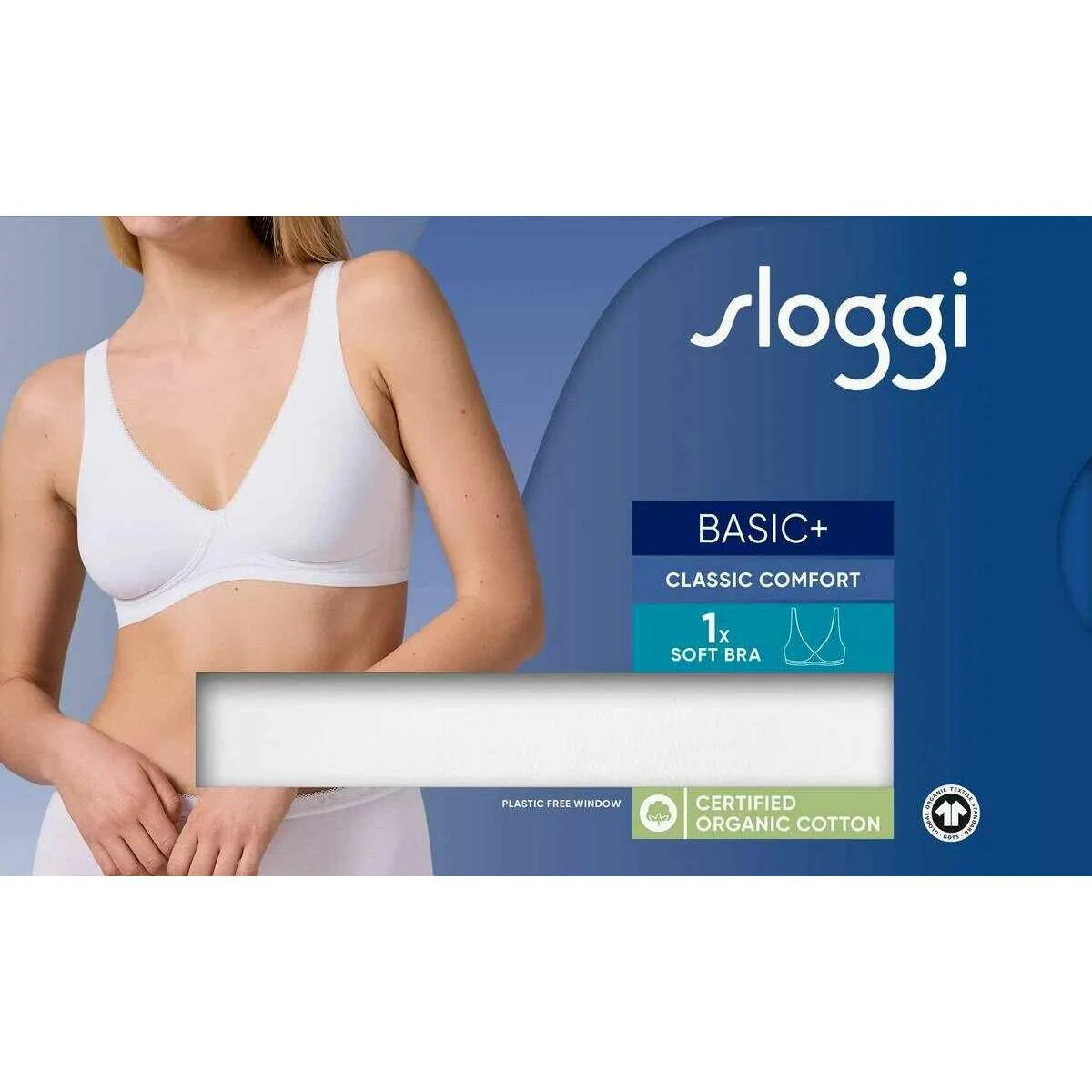 Sloggi Basic+ Soft Bra - White - Image 5
