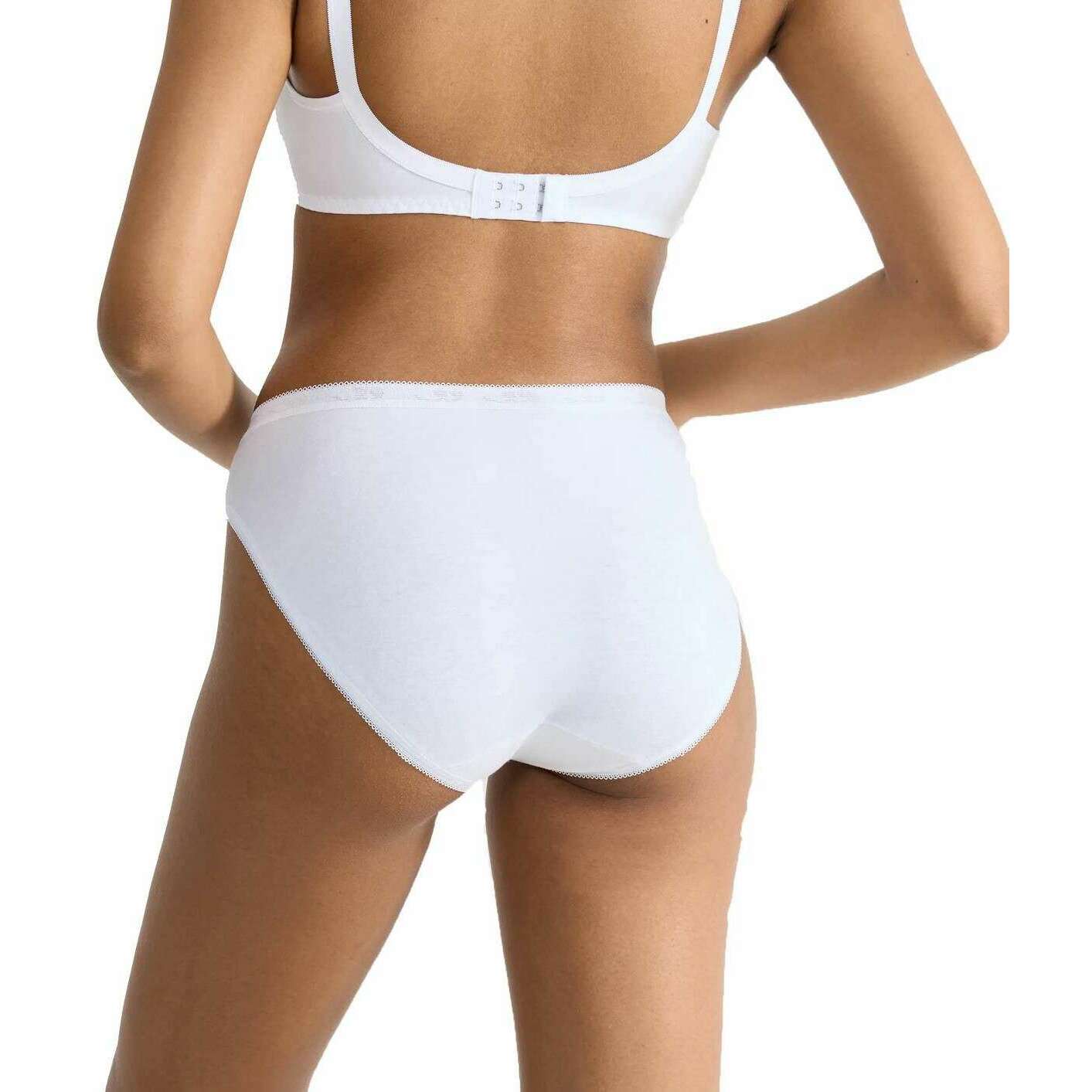 Sloggi Basic+ Tai Knickers - White - Image 3