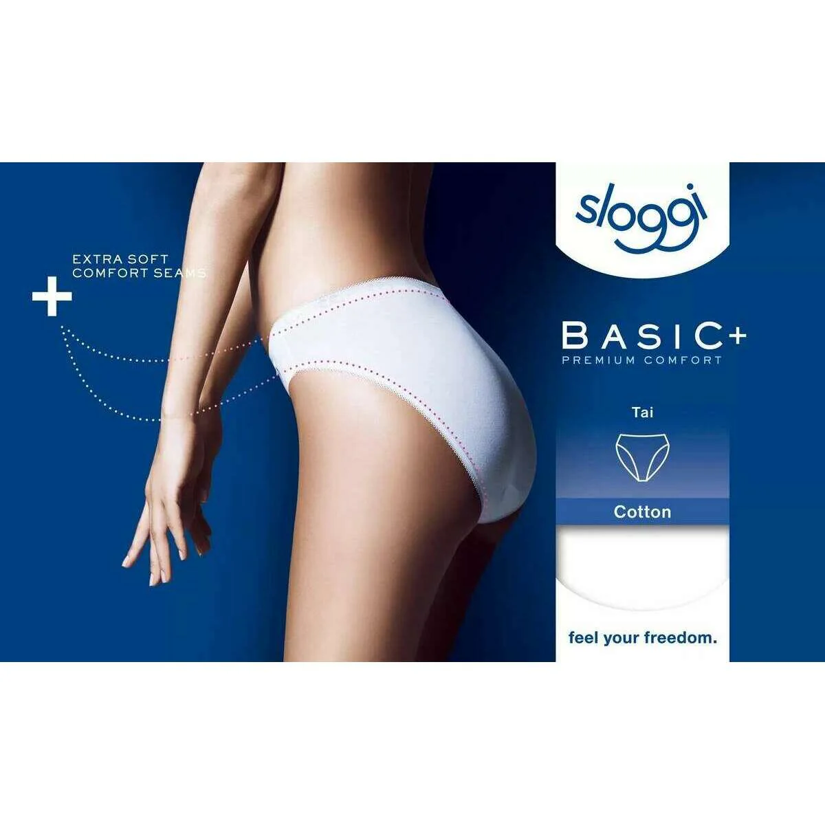 Sloggi Basic+ Tai Knickers - White - Image 5