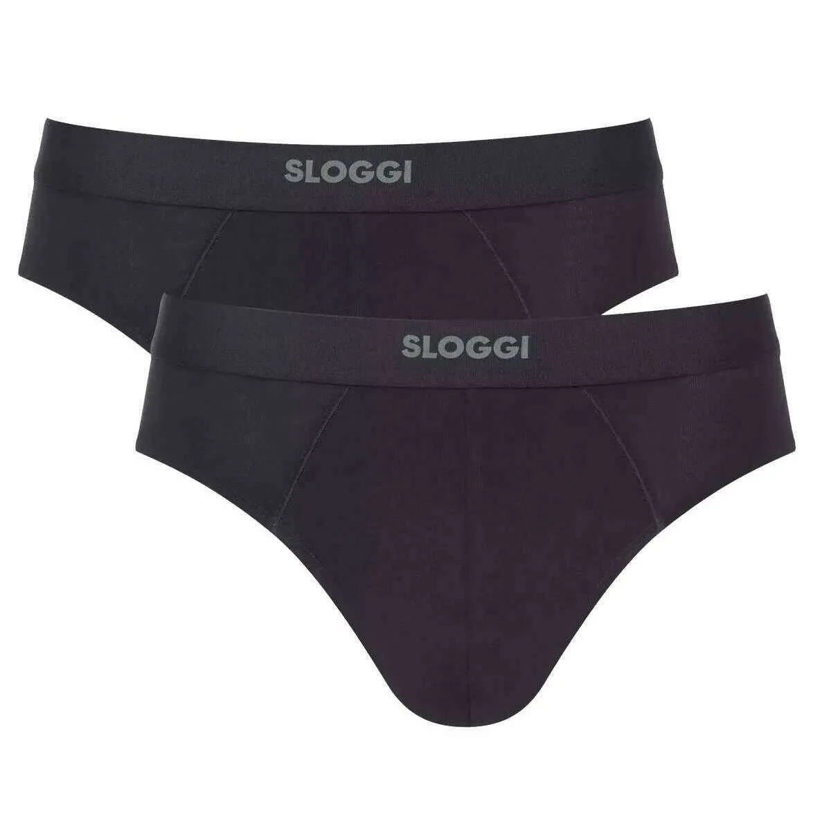 Sloggi Ever Ease 2 Pack Brief - Black