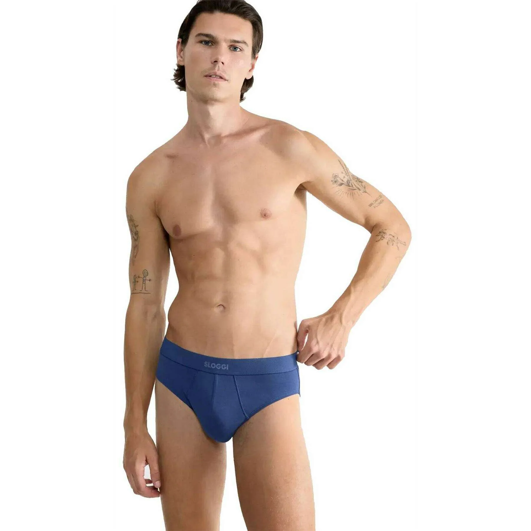 Sloggi Ever Ease 2 Pack Brief - Deep Cobalt Blue - Image 3