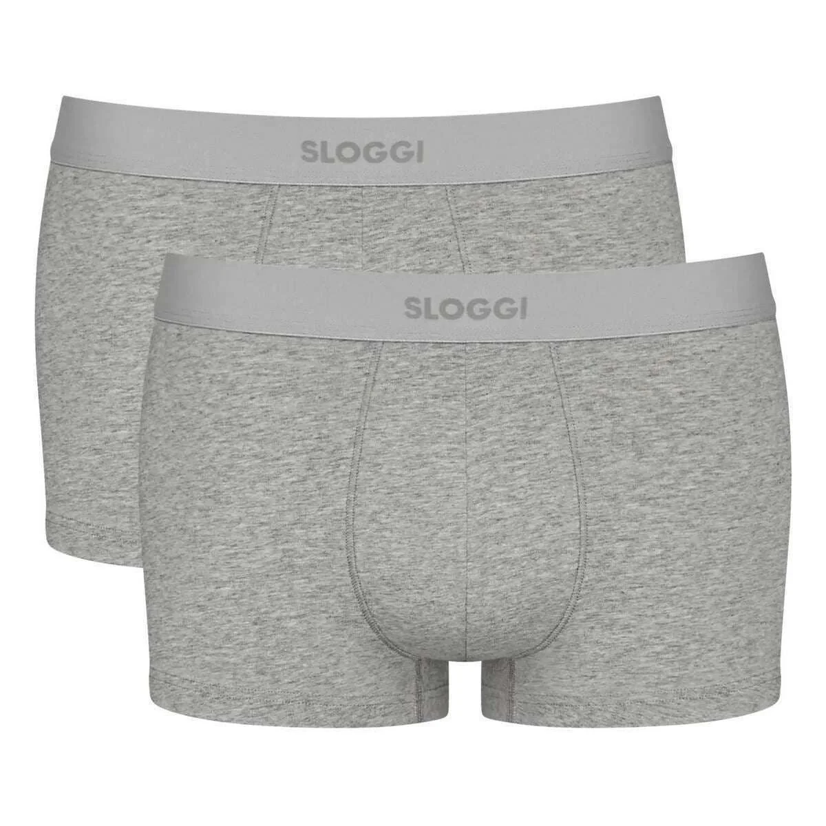Sloggi Ever Ease 2 Pack Hipster Brief - Dark Grey Melange