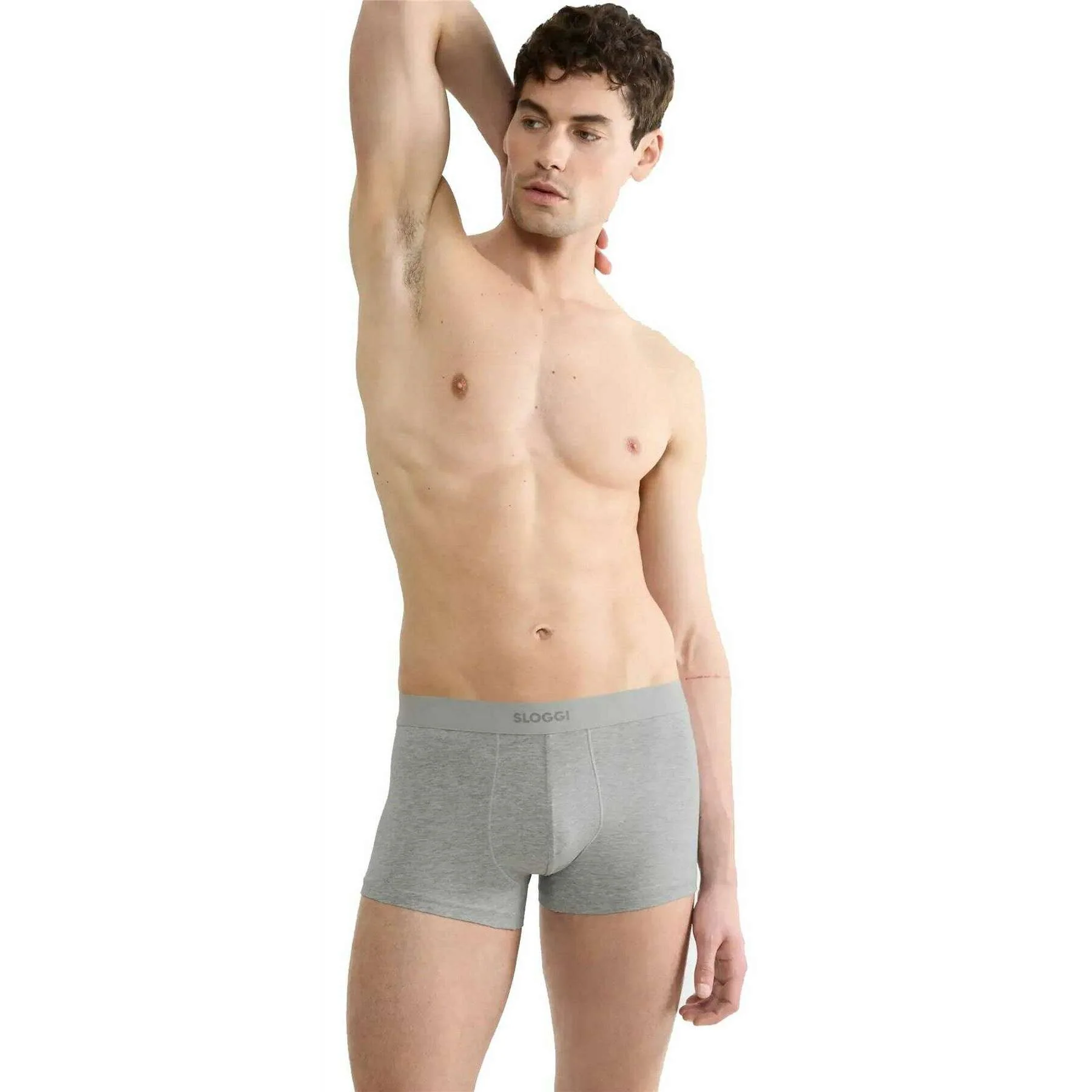 Sloggi Ever Ease 2 Pack Hipster Brief - Dark Grey Melange - Image 3