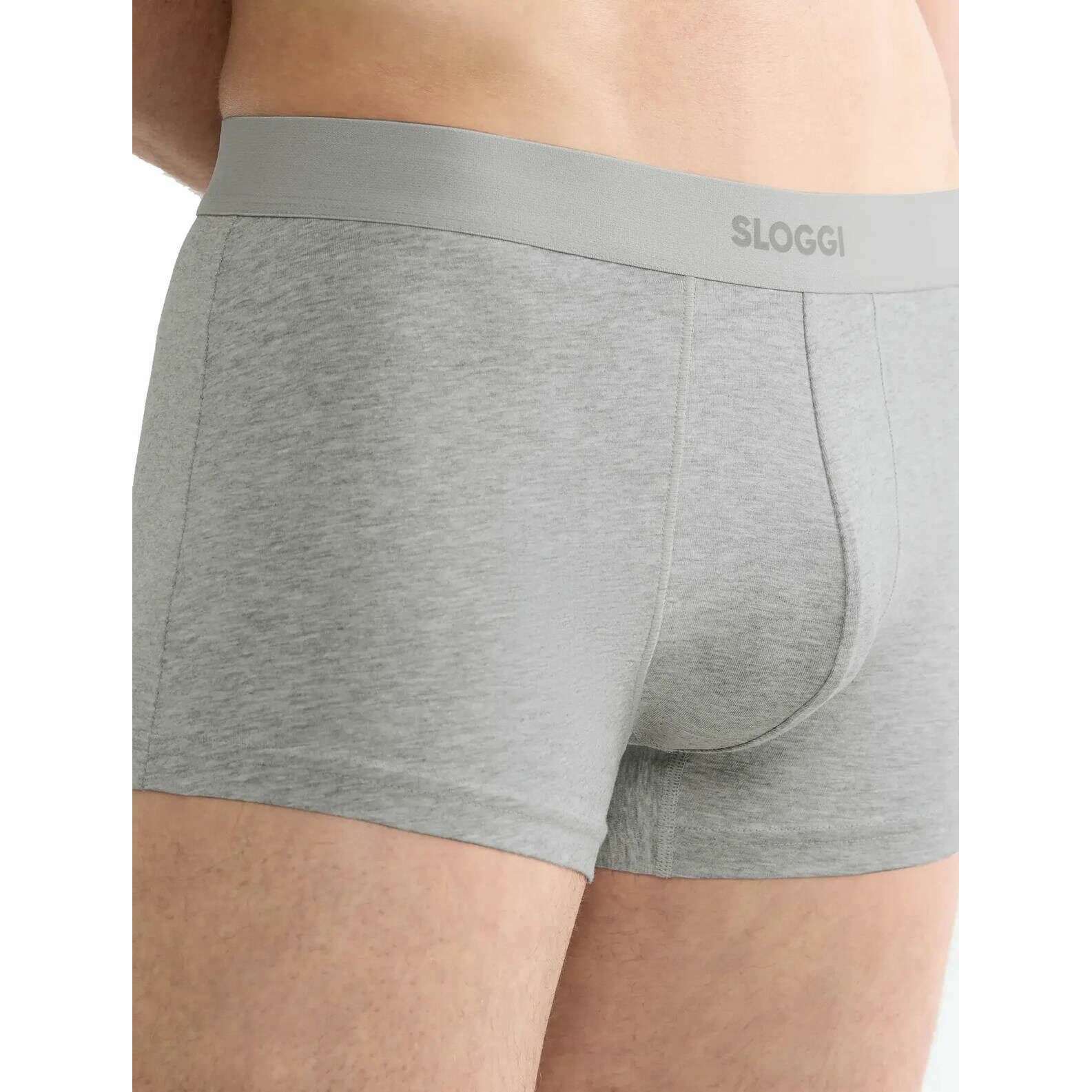 Sloggi Ever Ease 2 Pack Hipster Brief - Dark Grey Melange - Image 5