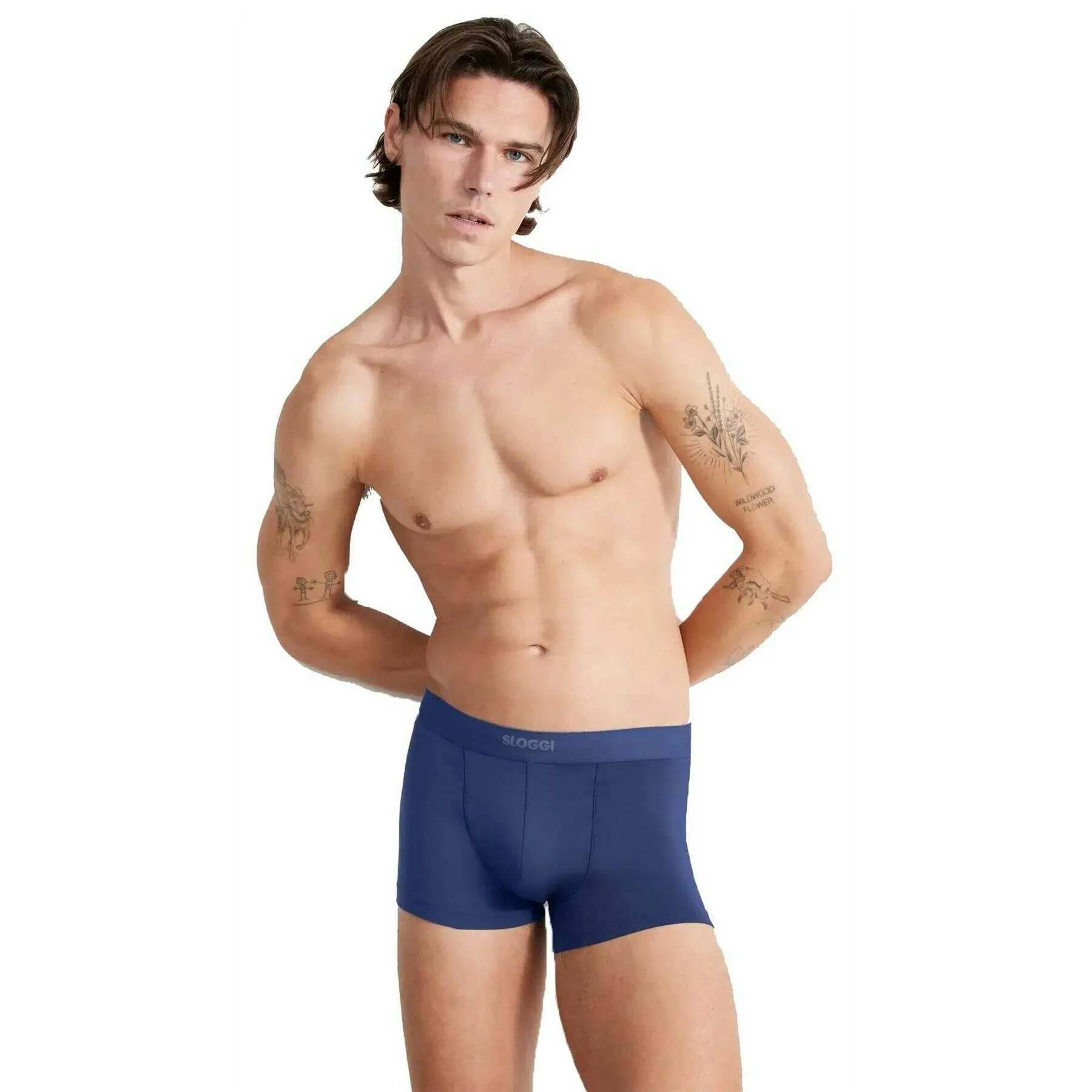 Sloggi Ever Ease 2 Pack Hipster Brief - Deep Cobalt Blue - Image 3